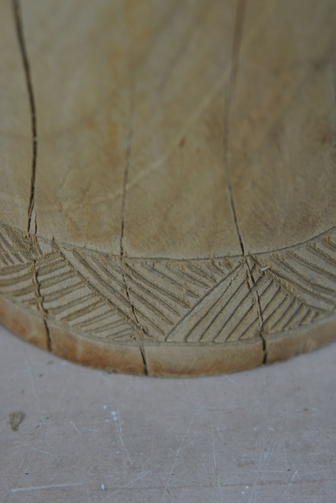 Tapered Wood Side Table - Cameroon - 93.7