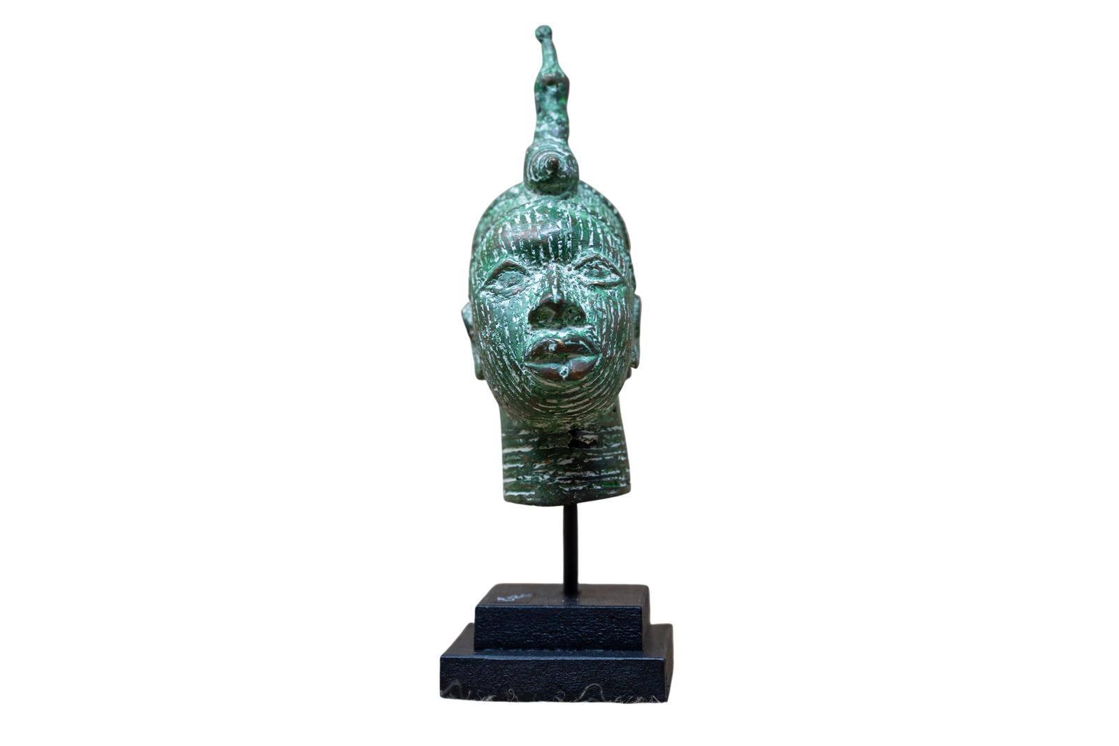 Benin Bronze Head - 37.4