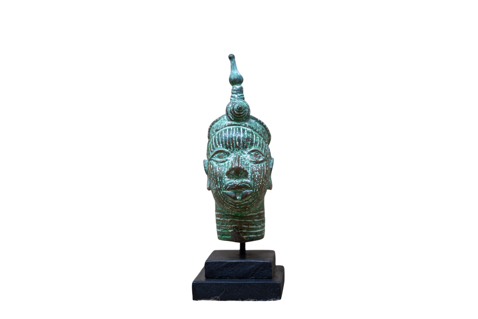 Benin Bronze Head - 37.6