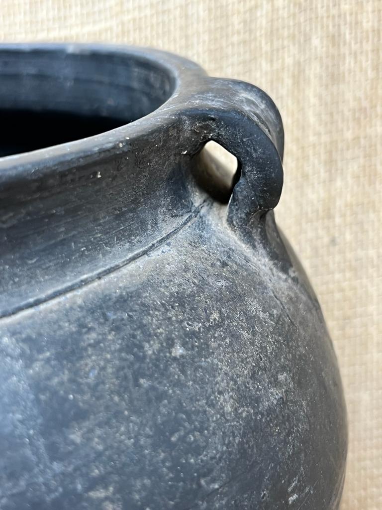 Vintage Grey Shanxi Ceramic Pot KX3112G