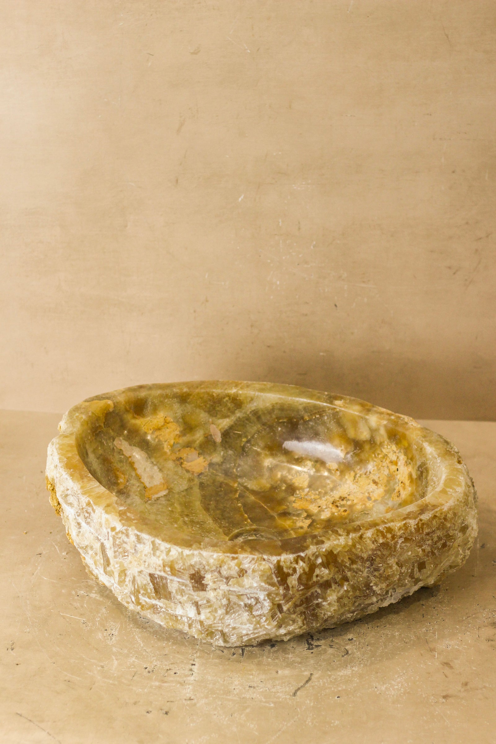 Raw Edge Onyx Wash Basin - No 2