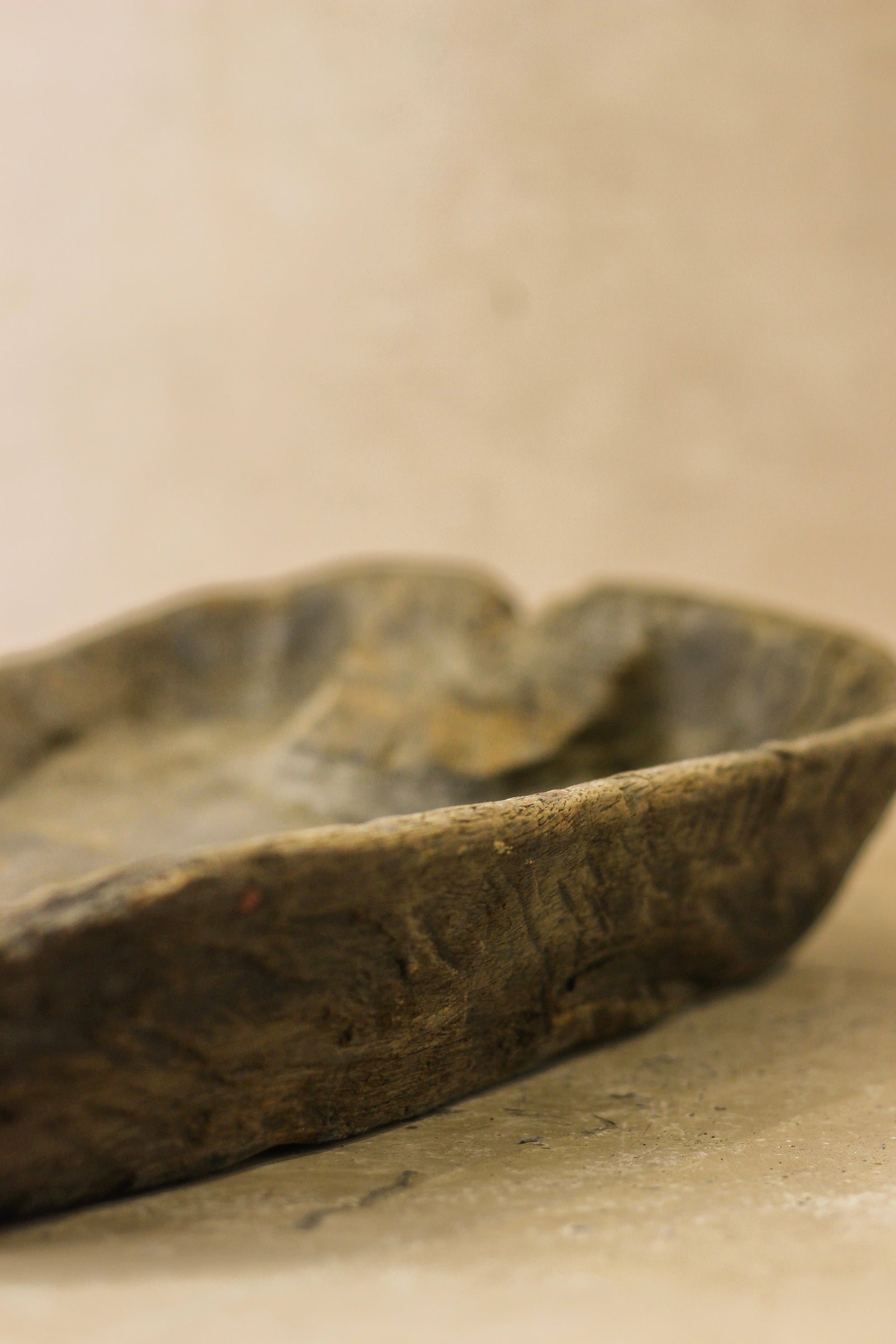 Old Vintage Wooden Bowl - WB001