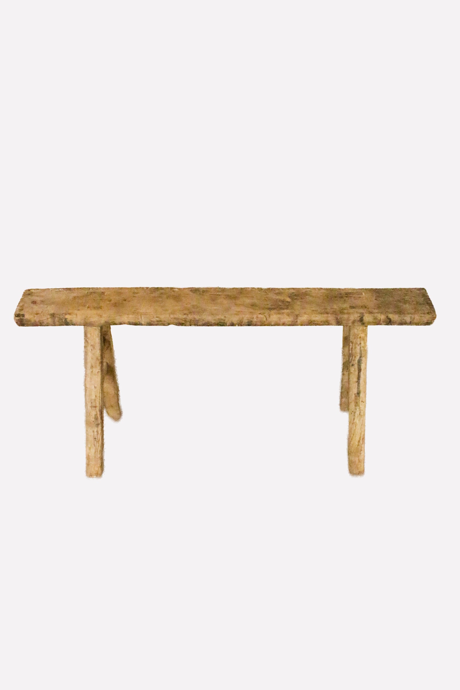 Antique Rustic Elm Bench 14.2