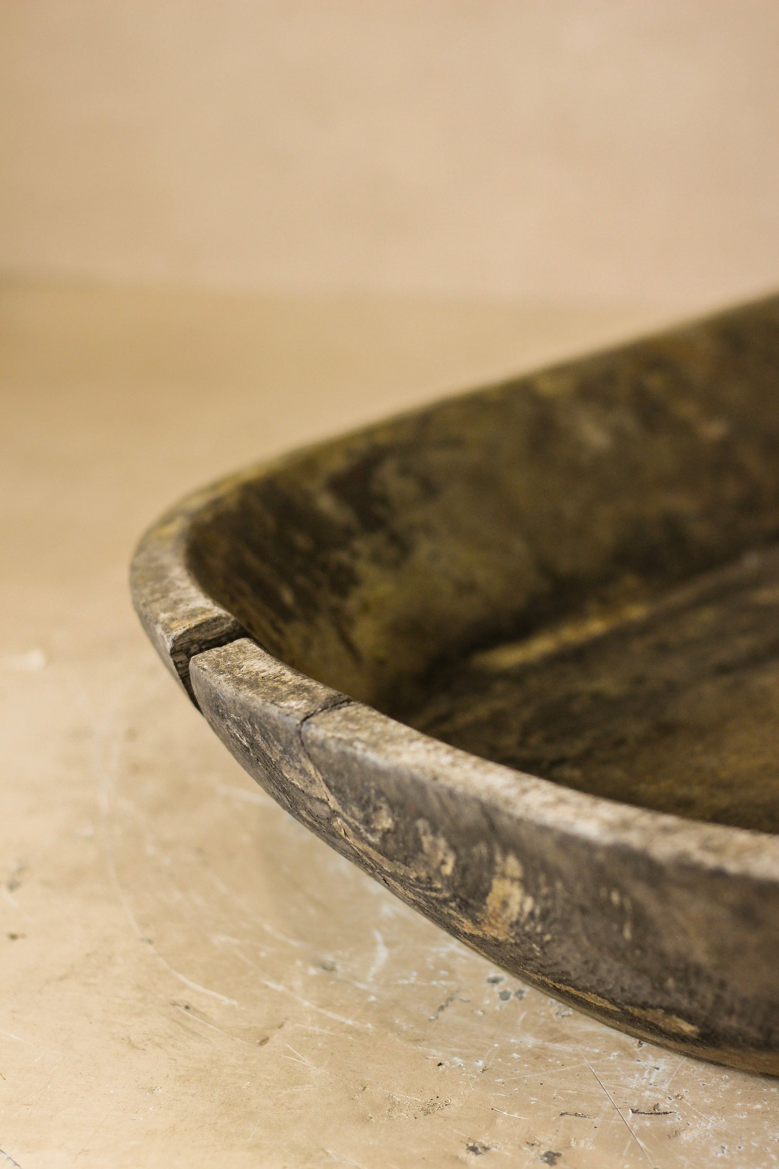 Old Vintagw Wooden Bowl - WB002