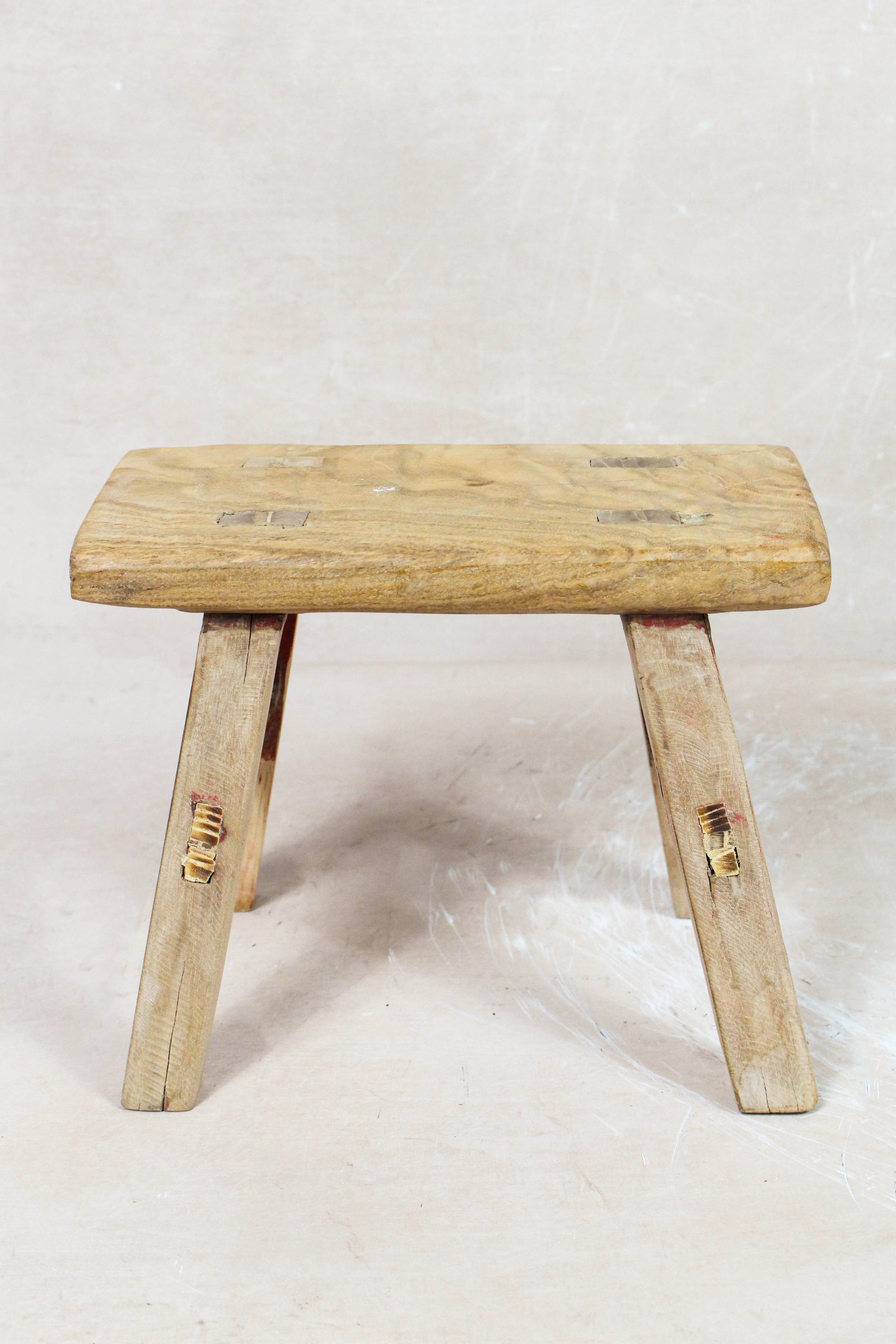 Vintage Rustic Stool Small - Elm wood - 68