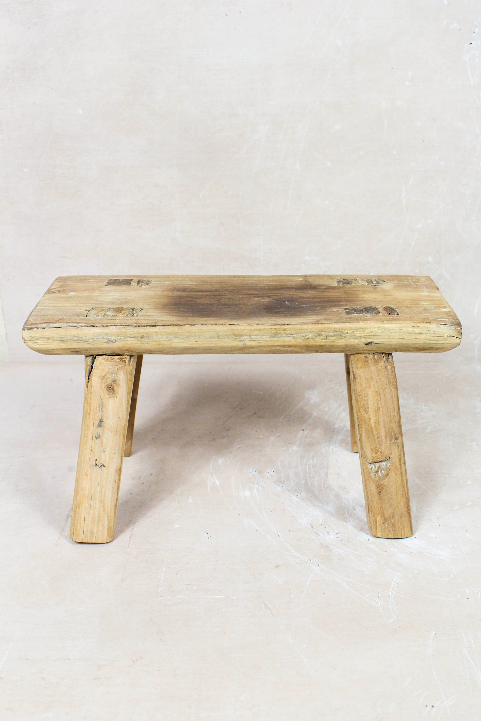 Vintage Rustic Stool Small - Elm wood - 99