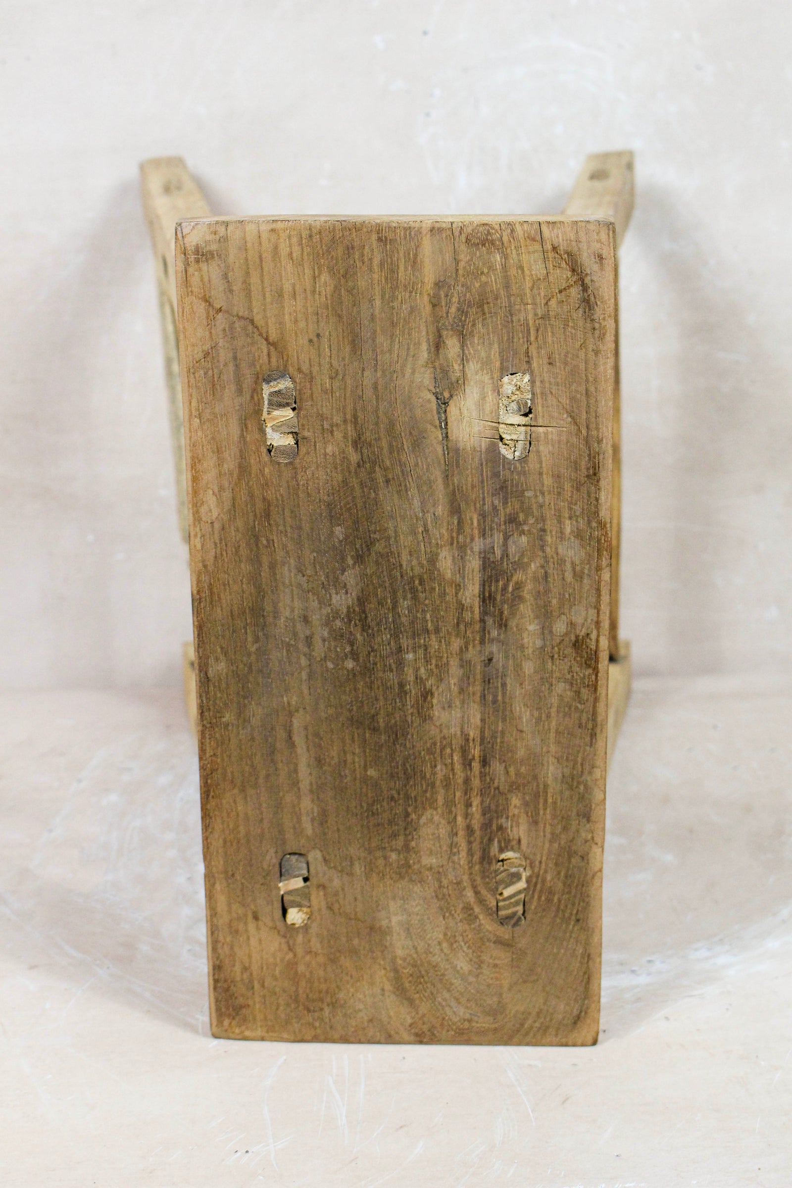 Vintage Rustic Stool - Elm wood - 100