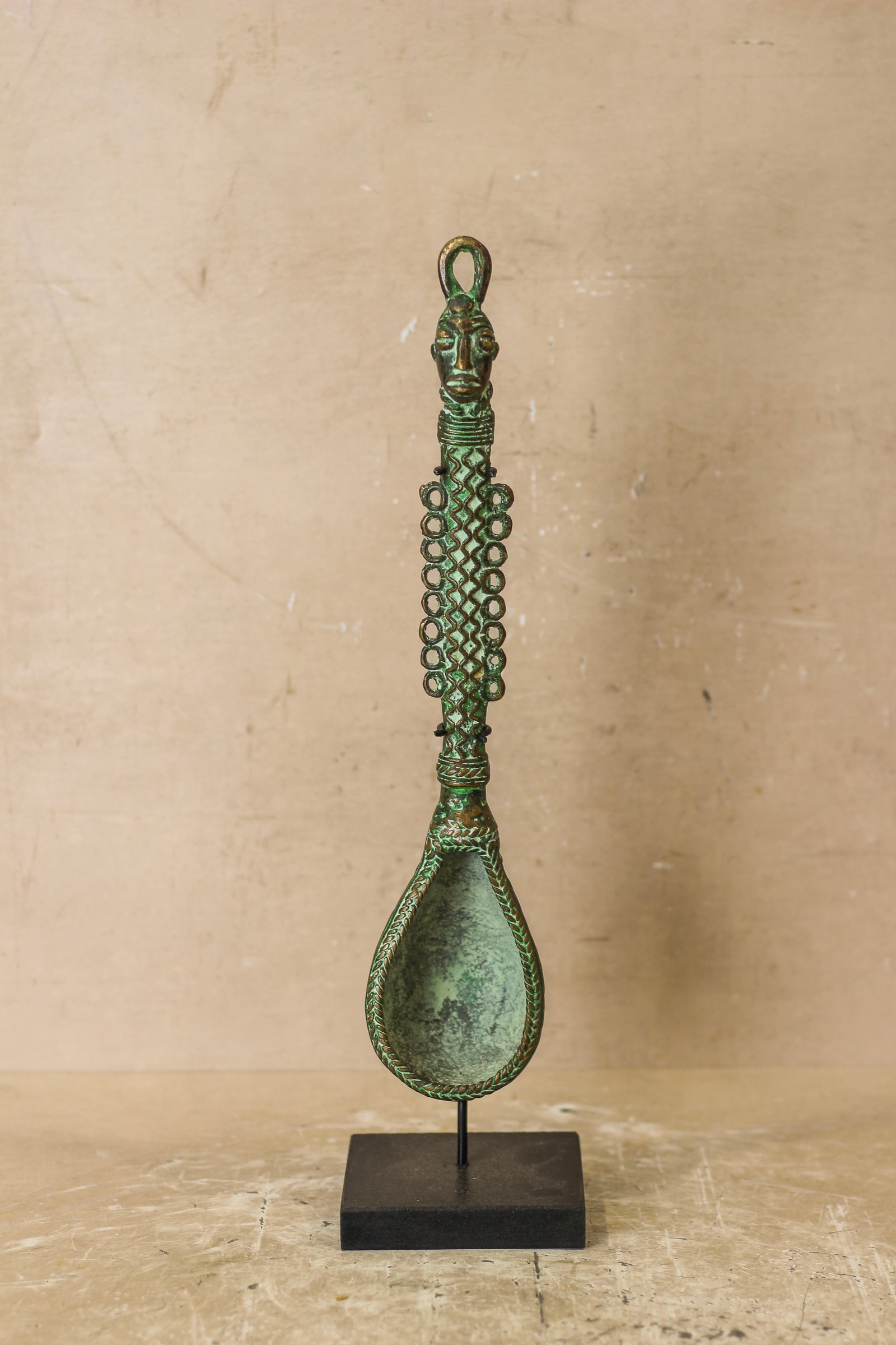 Benin Bronze Spoon - 143.1