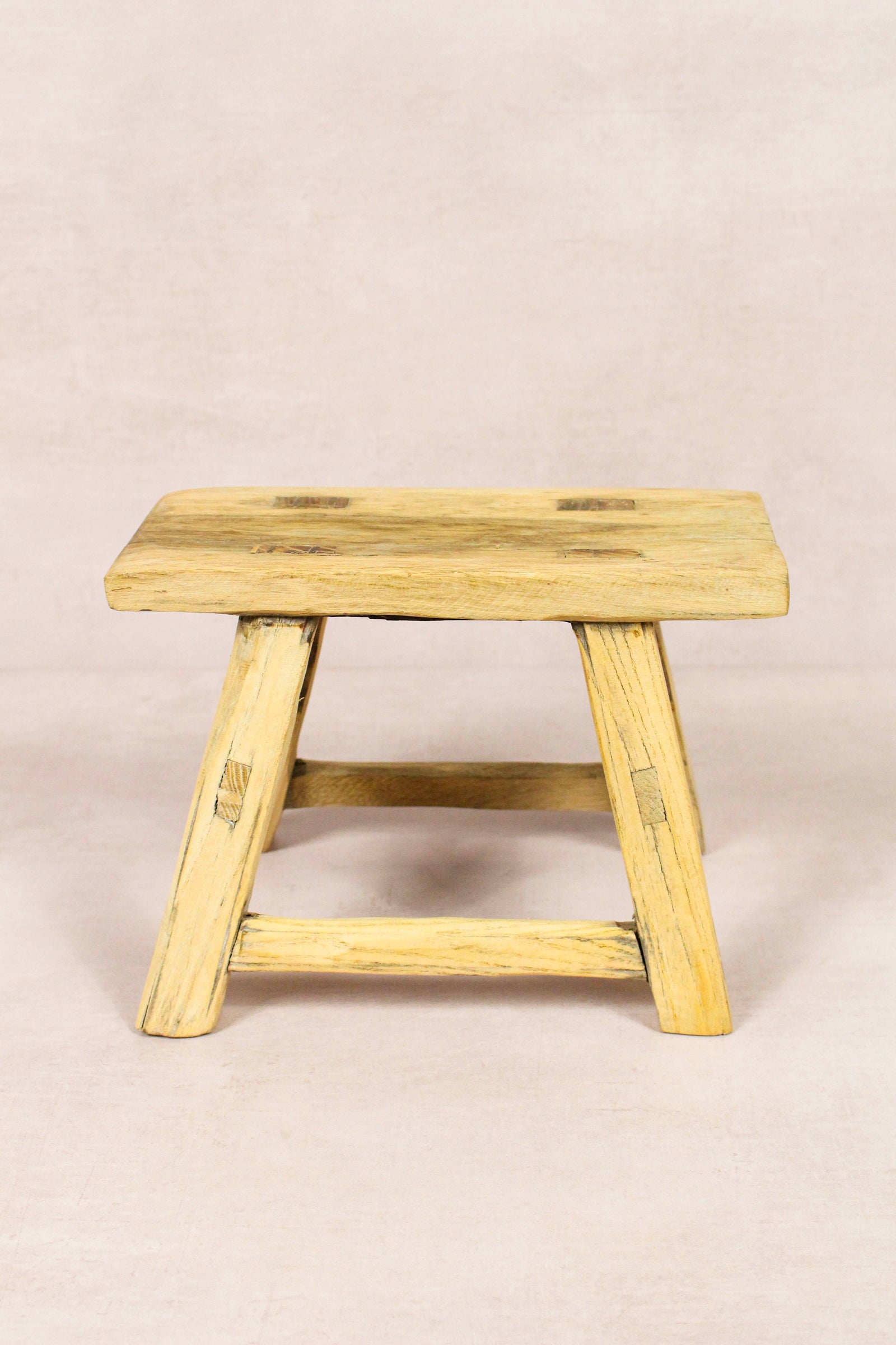 Vintage Rustic Stool - Elm wood - Small - 151
