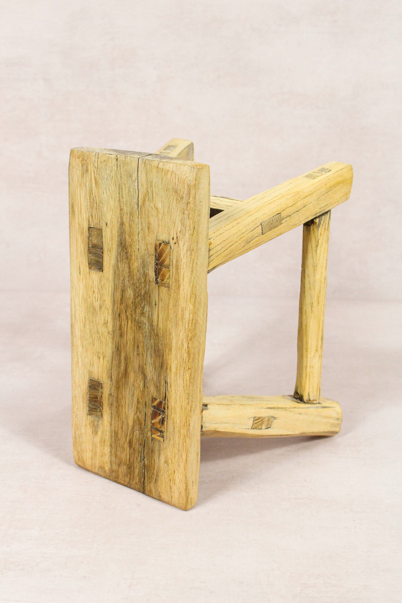 Vintage Rustic Stool - Elm wood - Small - 151