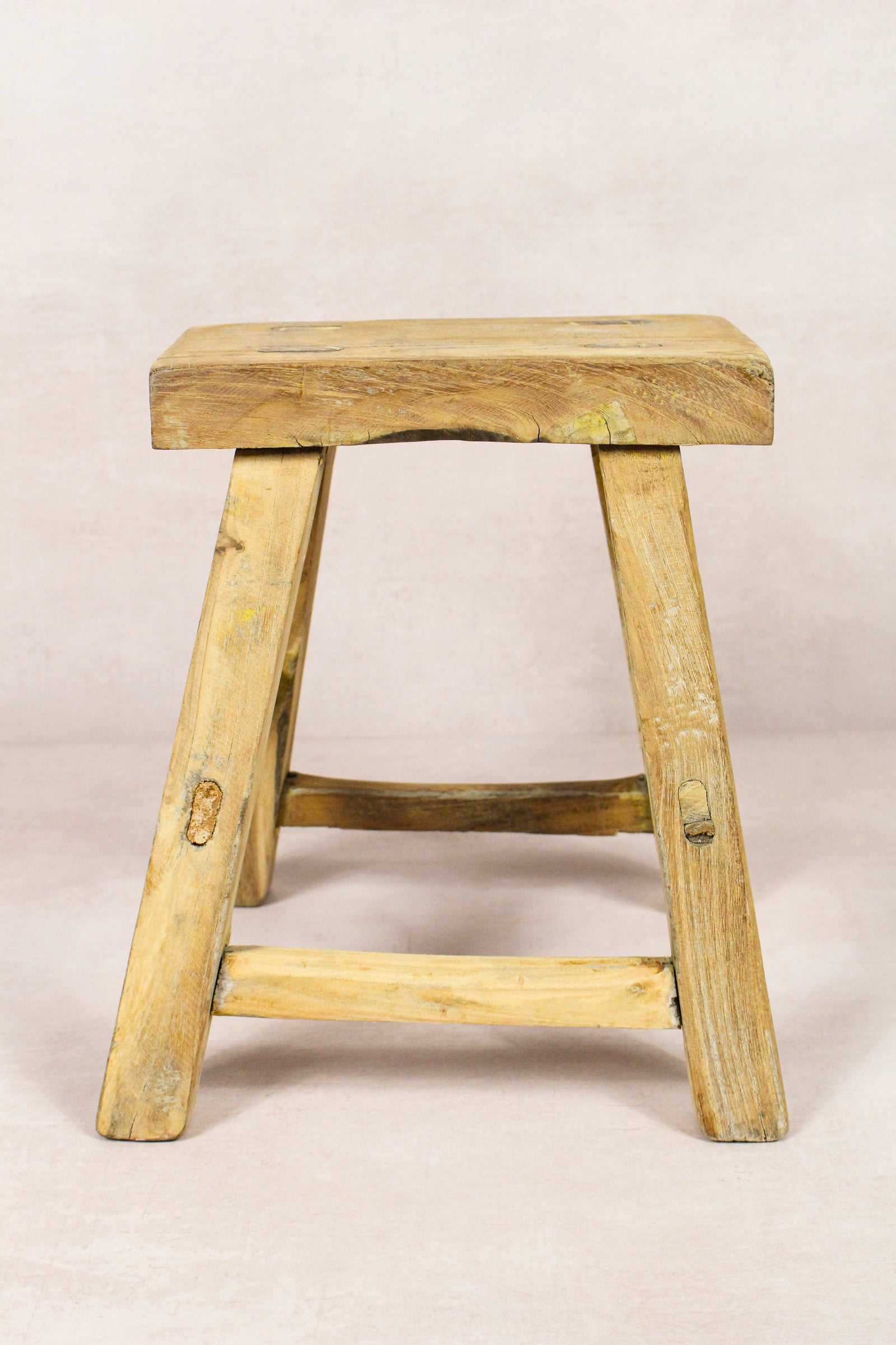Vintage Rustic Stool - Elm wood - Small - 167