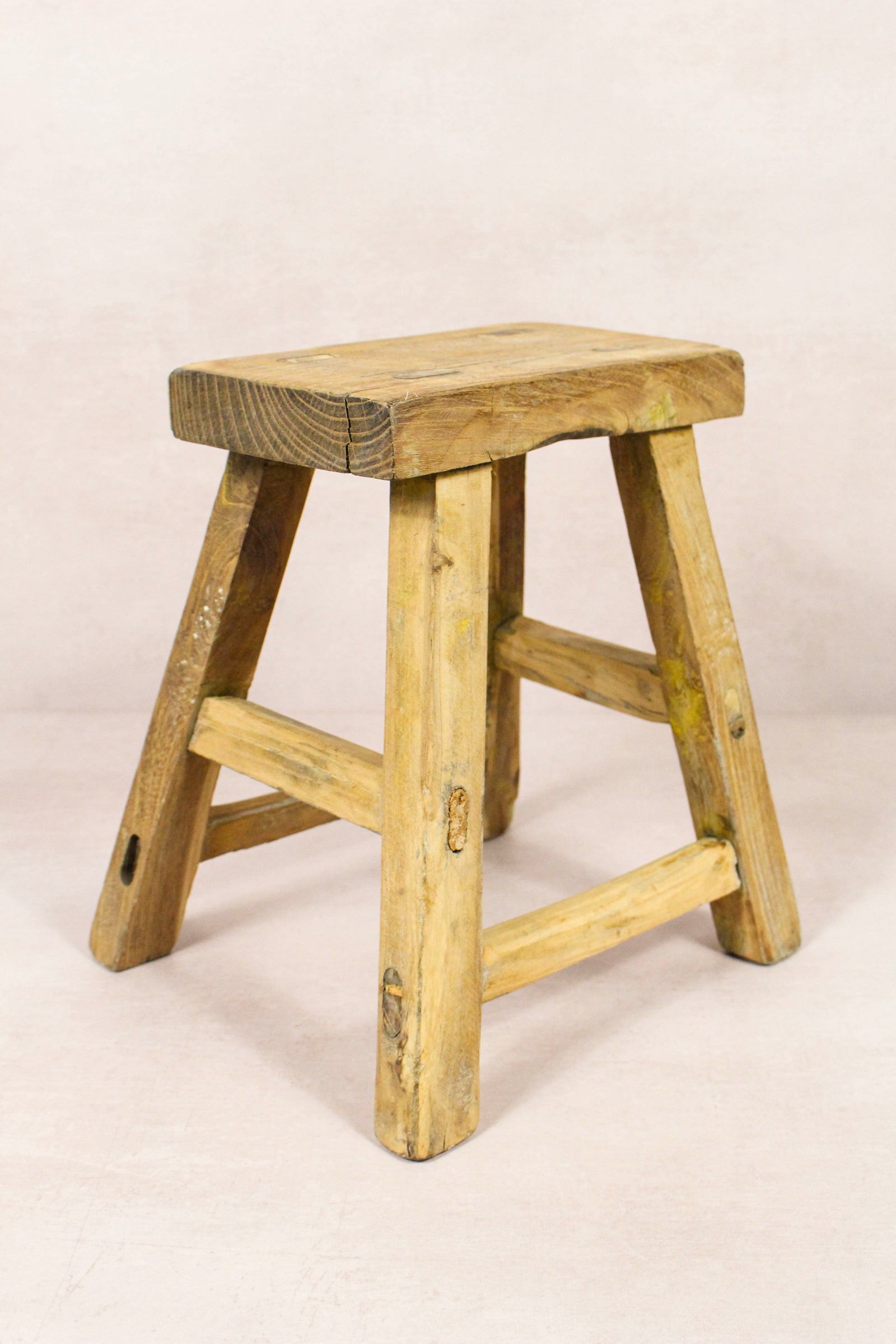 Vintage Rustic Stool - Elm wood - Small - 167