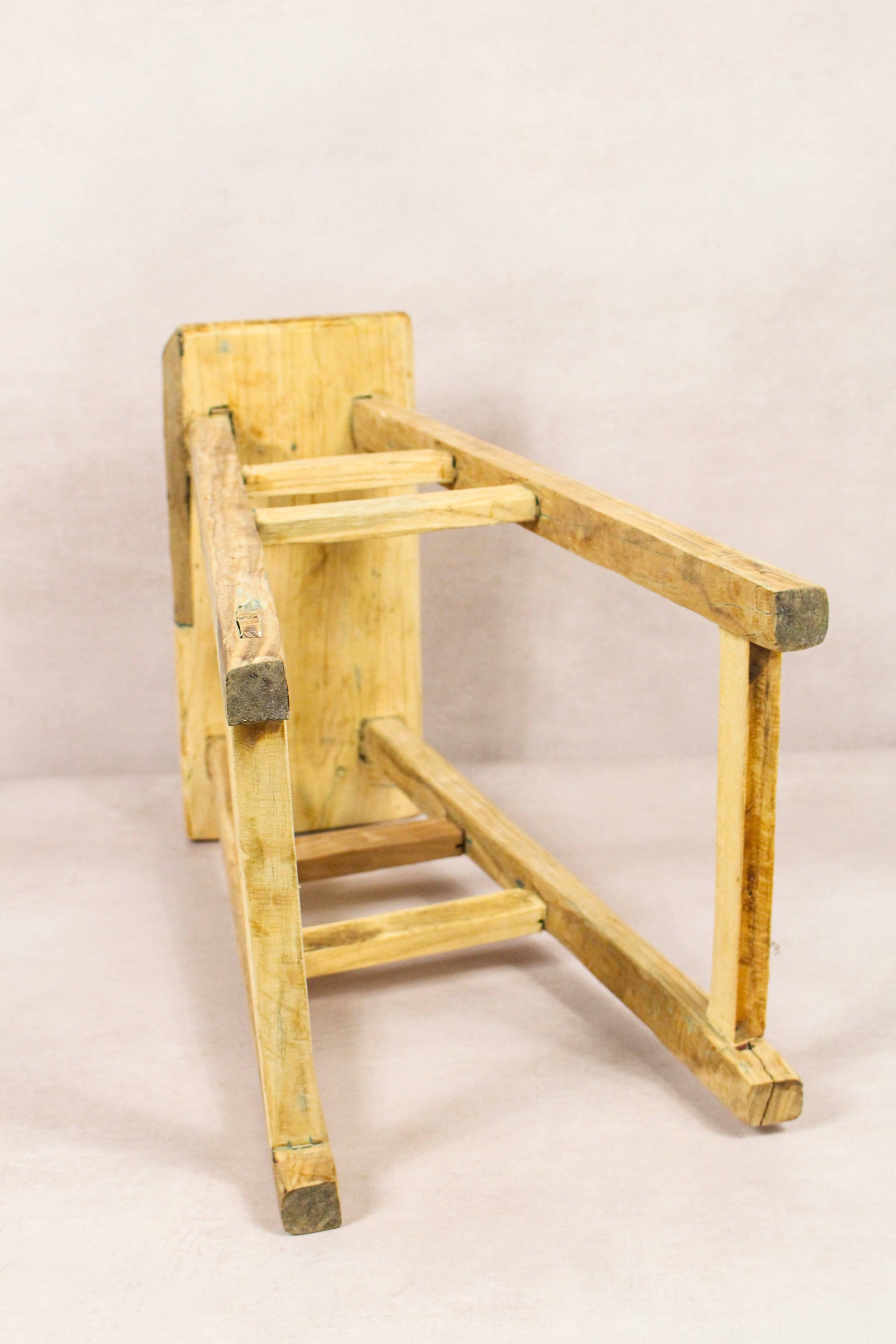 Vintage Rustic Stool - Elm wood - 179