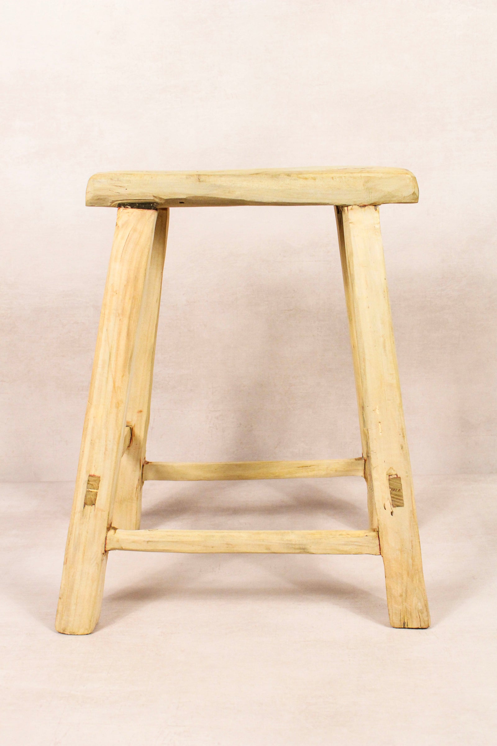 Vintage Rustic Stool - Elm wood - 180