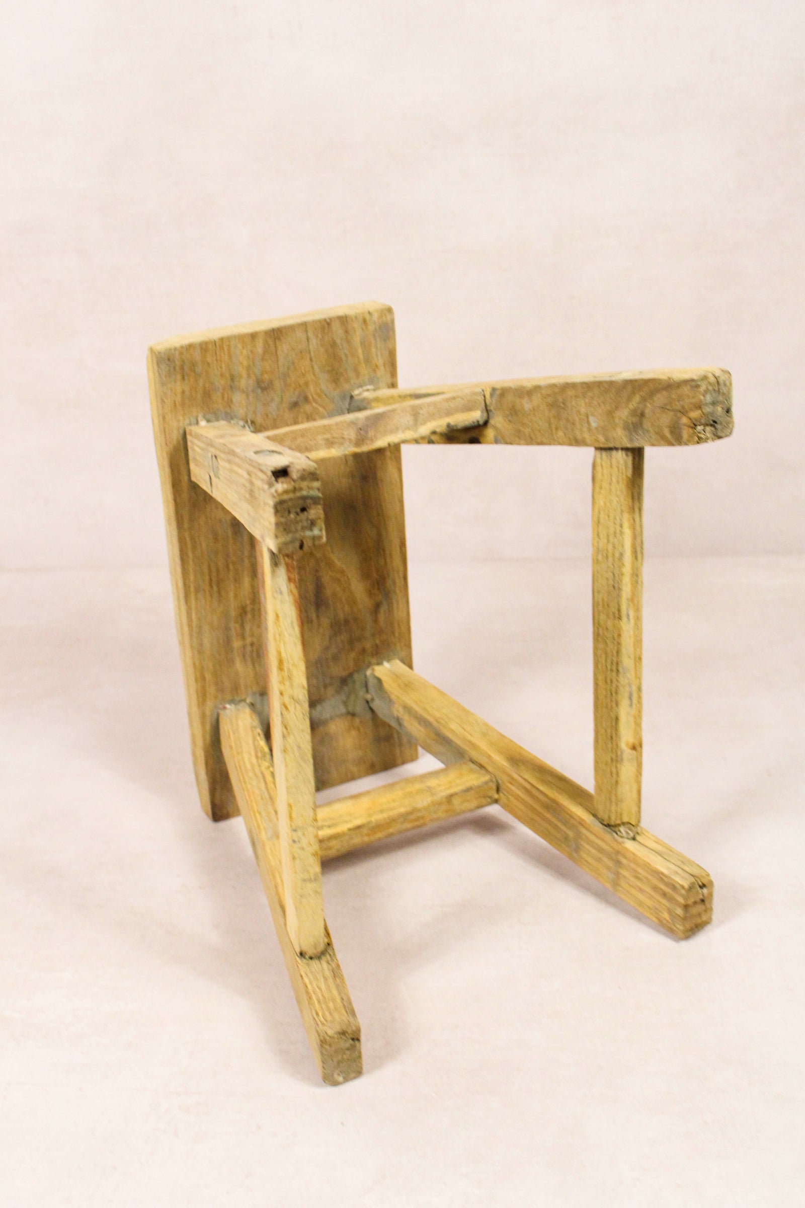 Vintage Rustic Stool - Elm wood - Small - 219