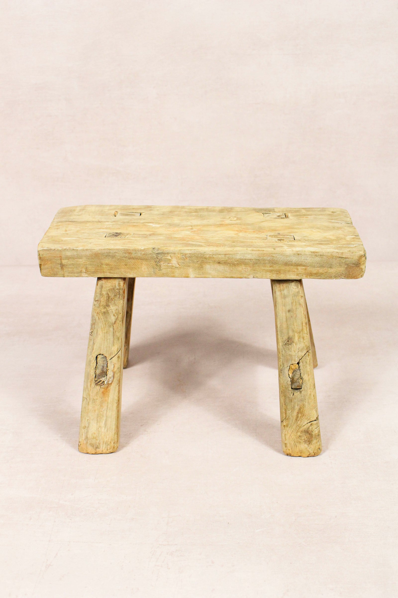 Vintage Rustic Stool - Elm wood - Small - 230