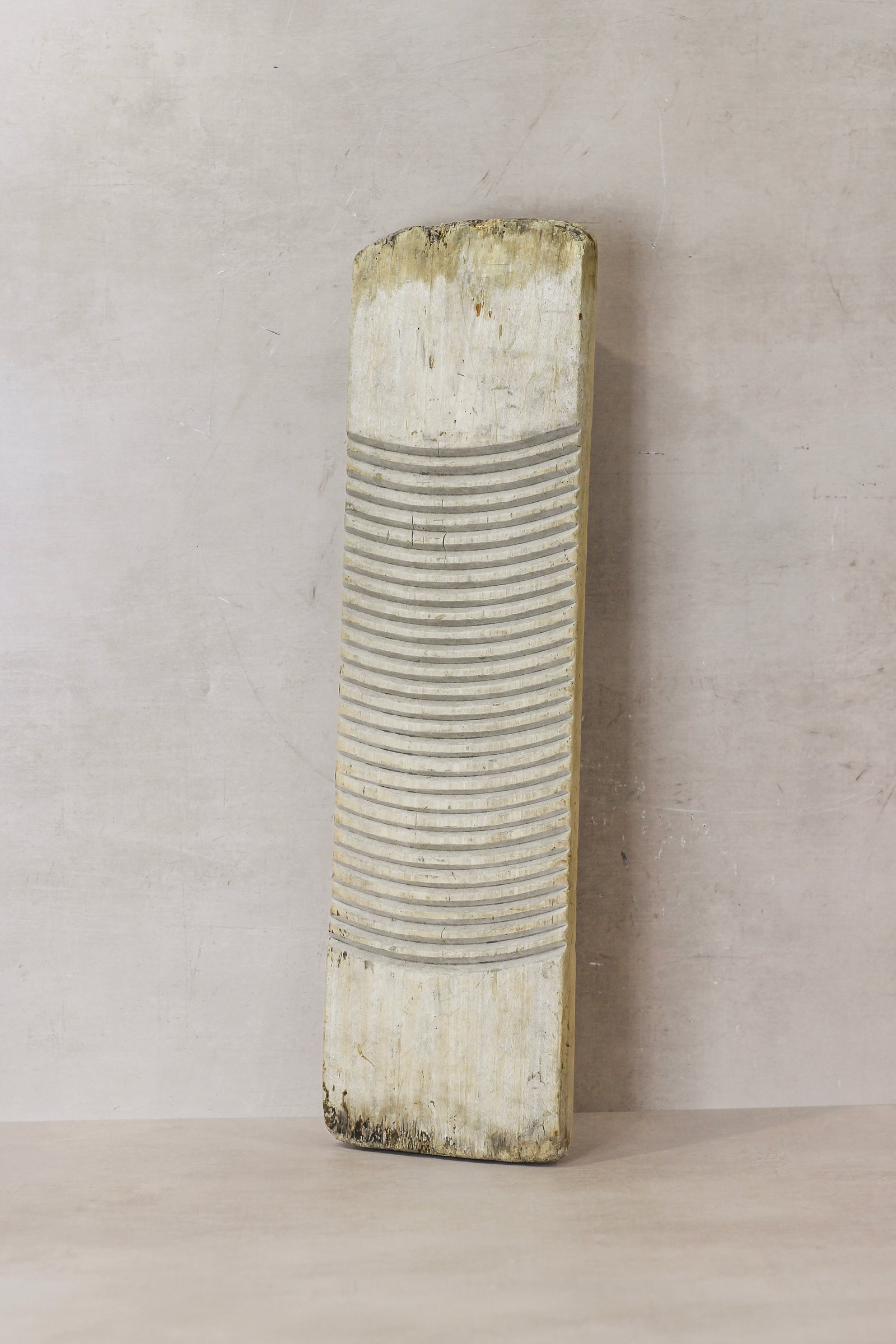 Vintage Elm Wooden Washboard - no 10