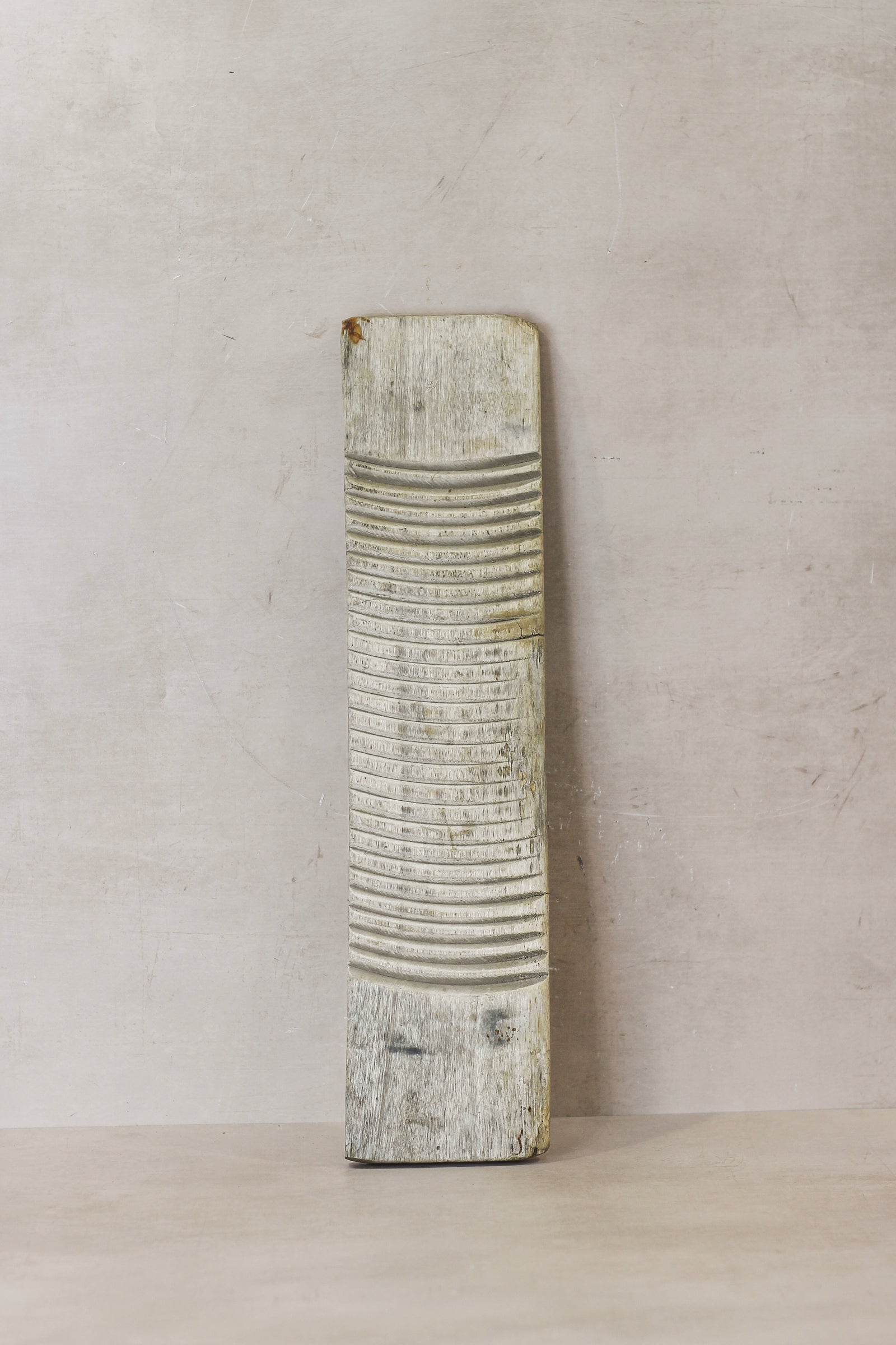 Vintage Elm Wooden Washboard - no 12
