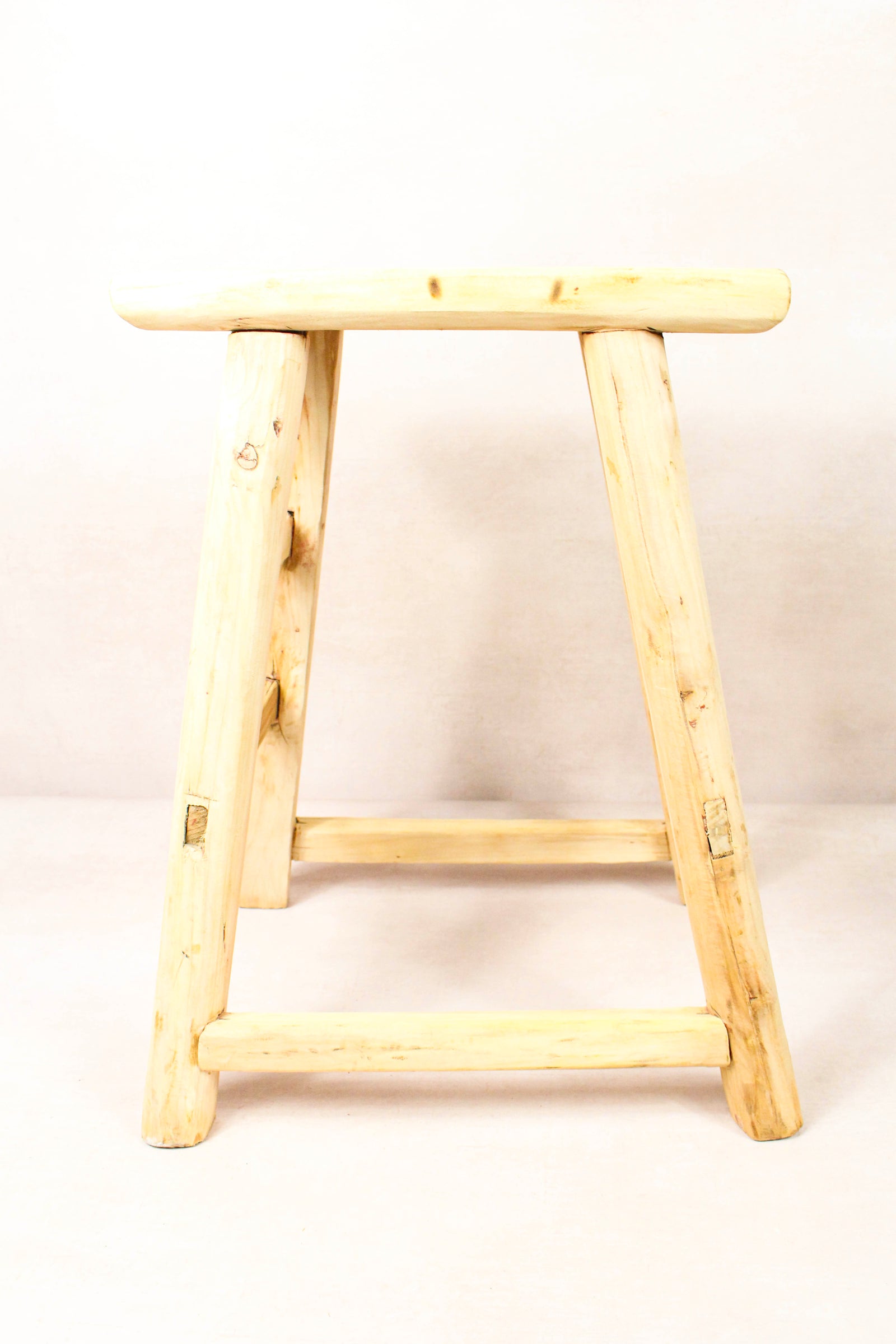 Vintage Rustic Stool - Elm wood - 198