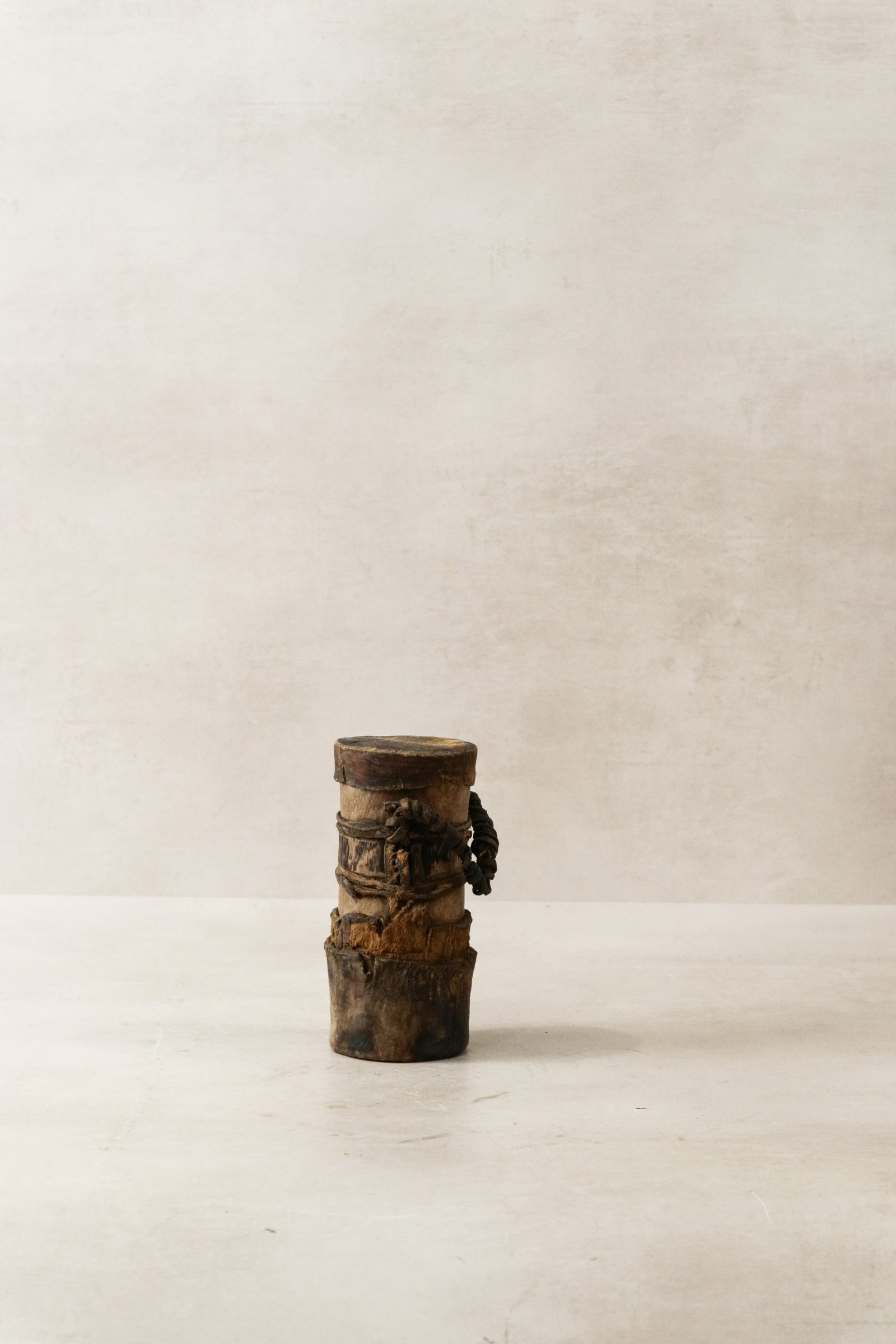 Turkana honey pot — detail of the aged patina