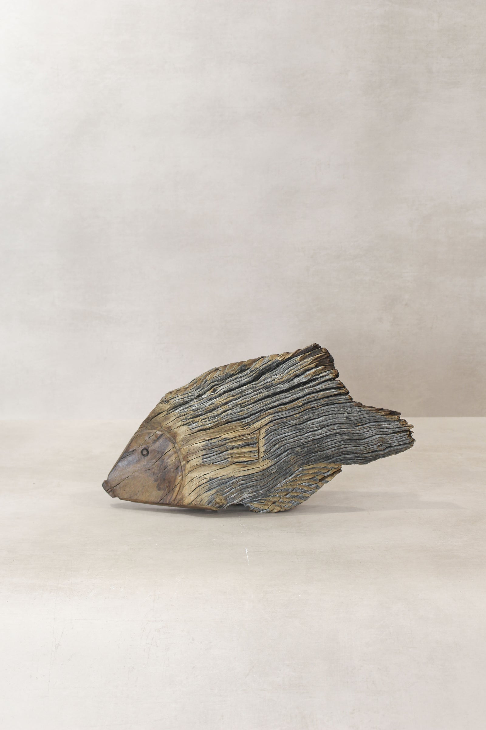 Driftwood Hand Carved Fish - (13.1)