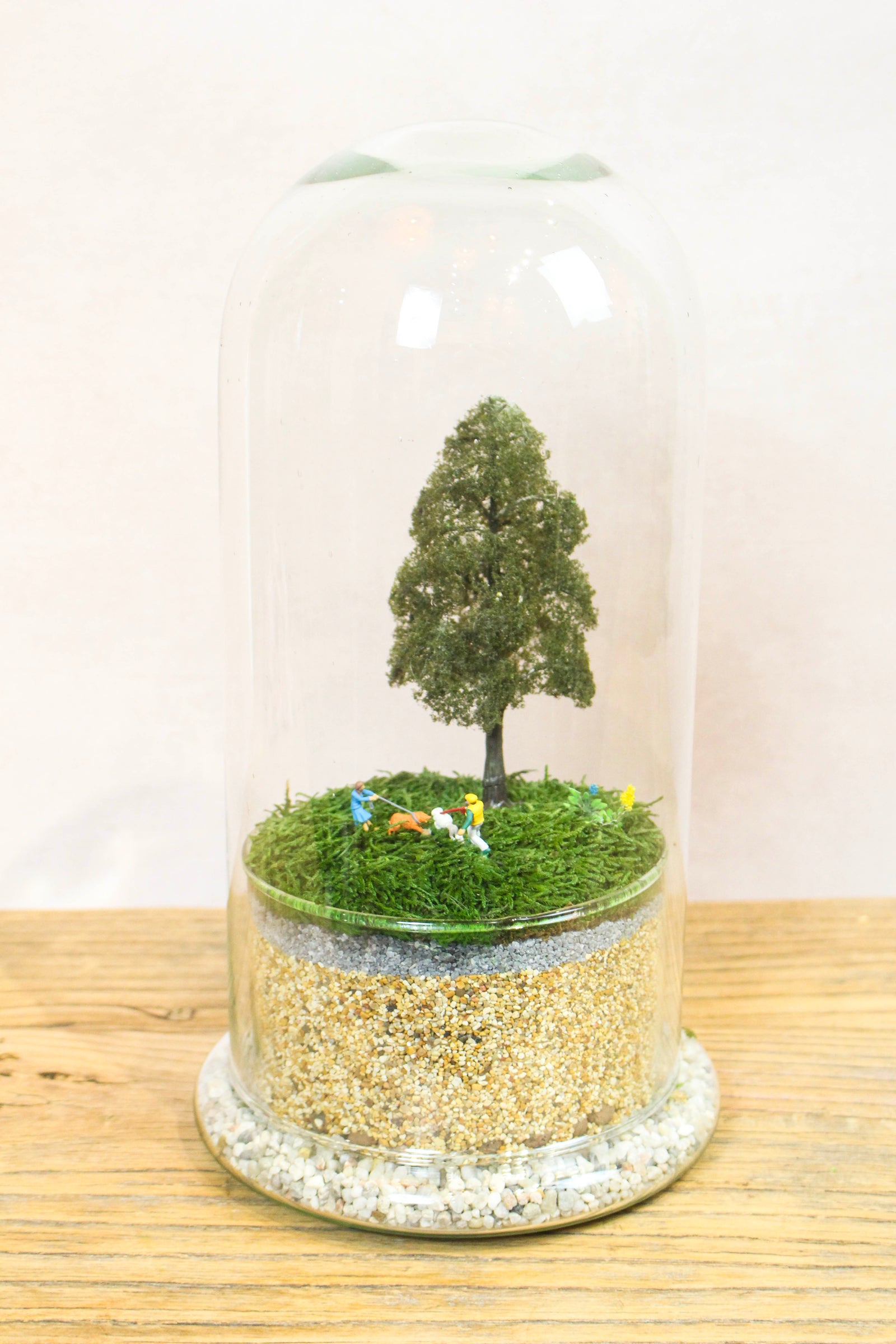 Tall Terrarium Scene (Walking the Dog)