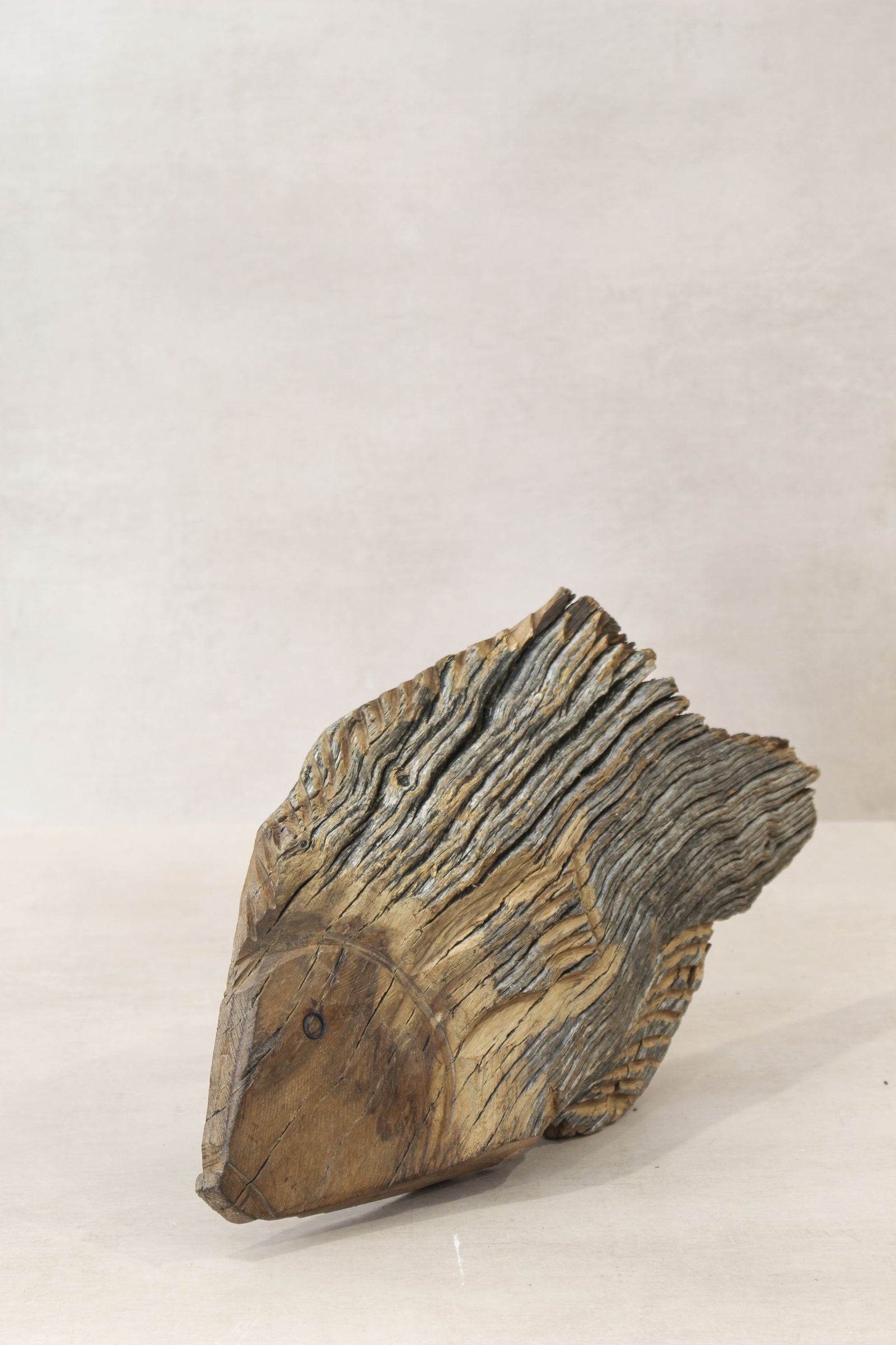 Driftwood Hand Carved Fish - (13.1)