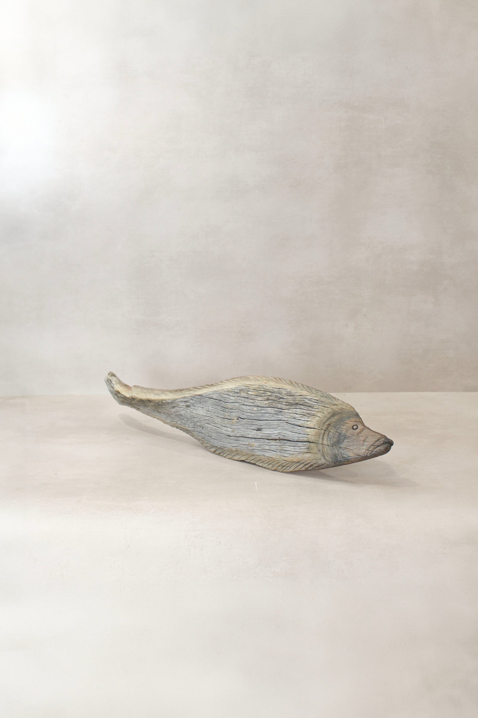 Driftwood Hand Carved Fish - (15.4)