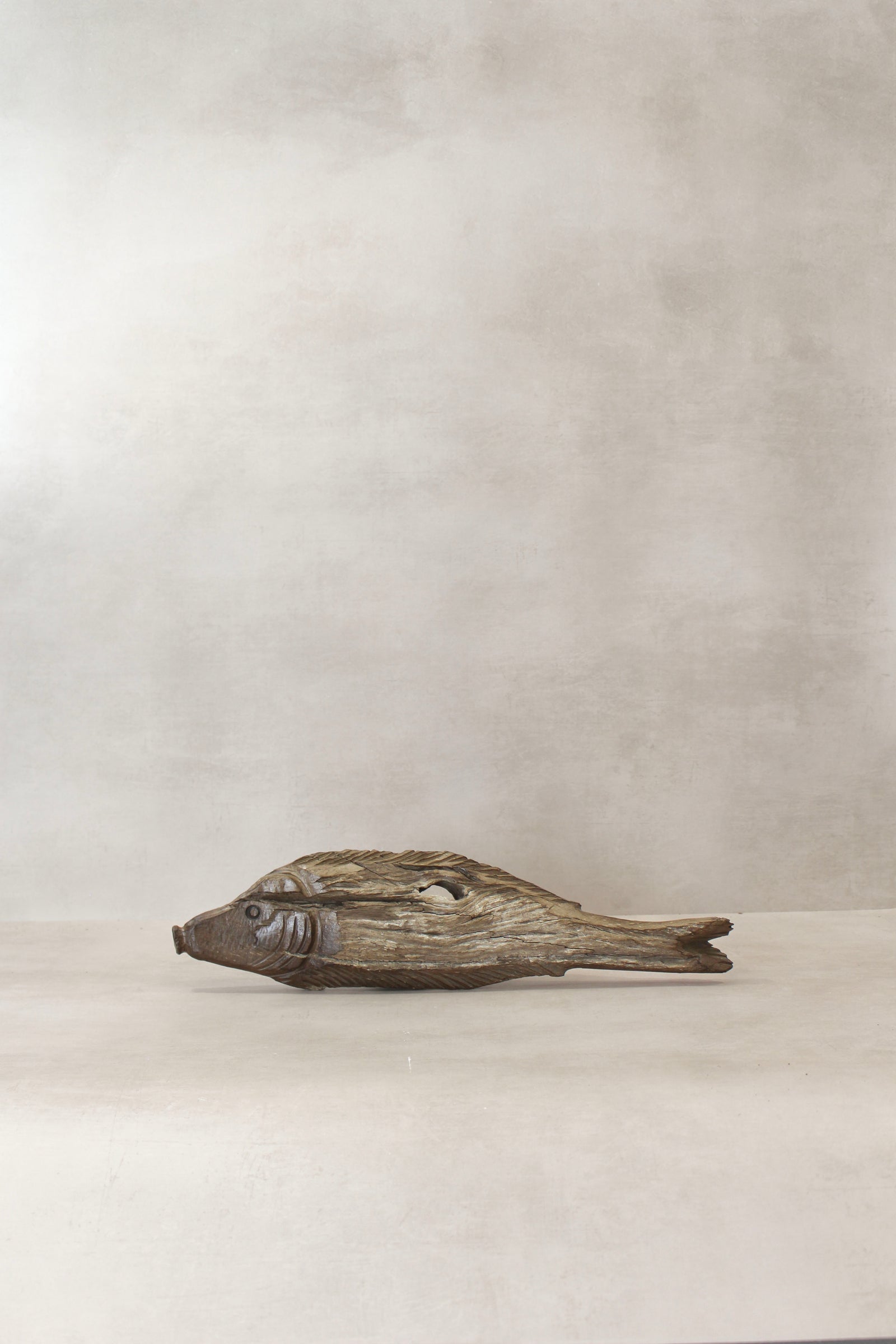 Driftwood Hand Carved Fish - (14.4)