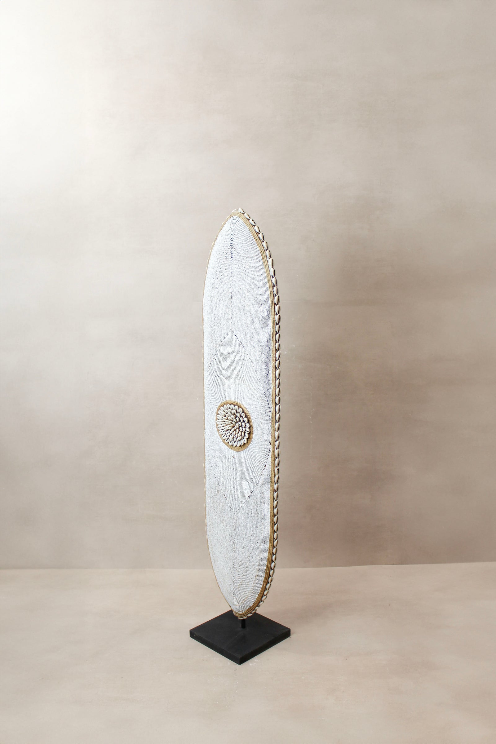 Cameroon Beaded Shield - Large Oblong - BC02