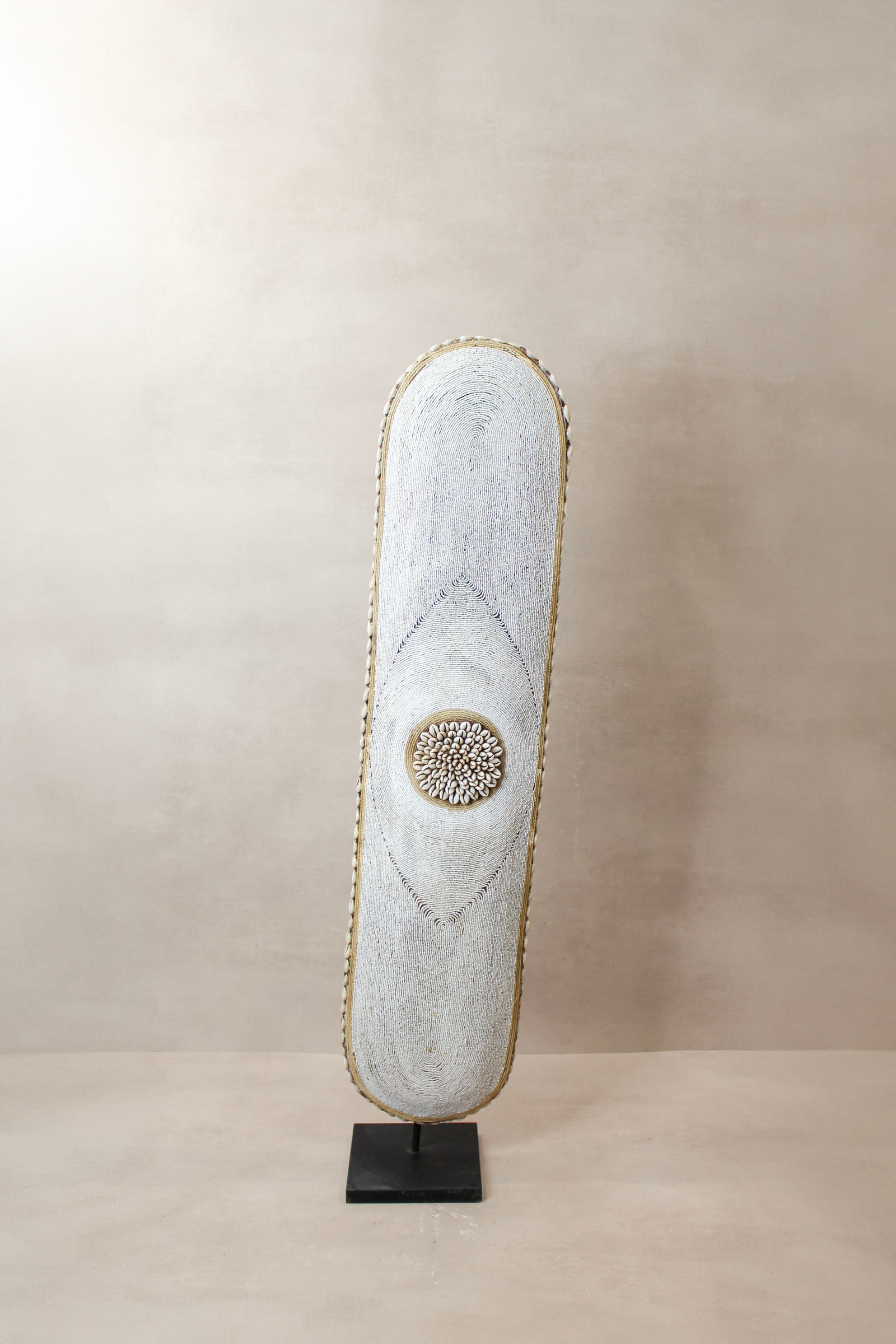 Cameroon Beaded Shield - Large Oblong - BC03