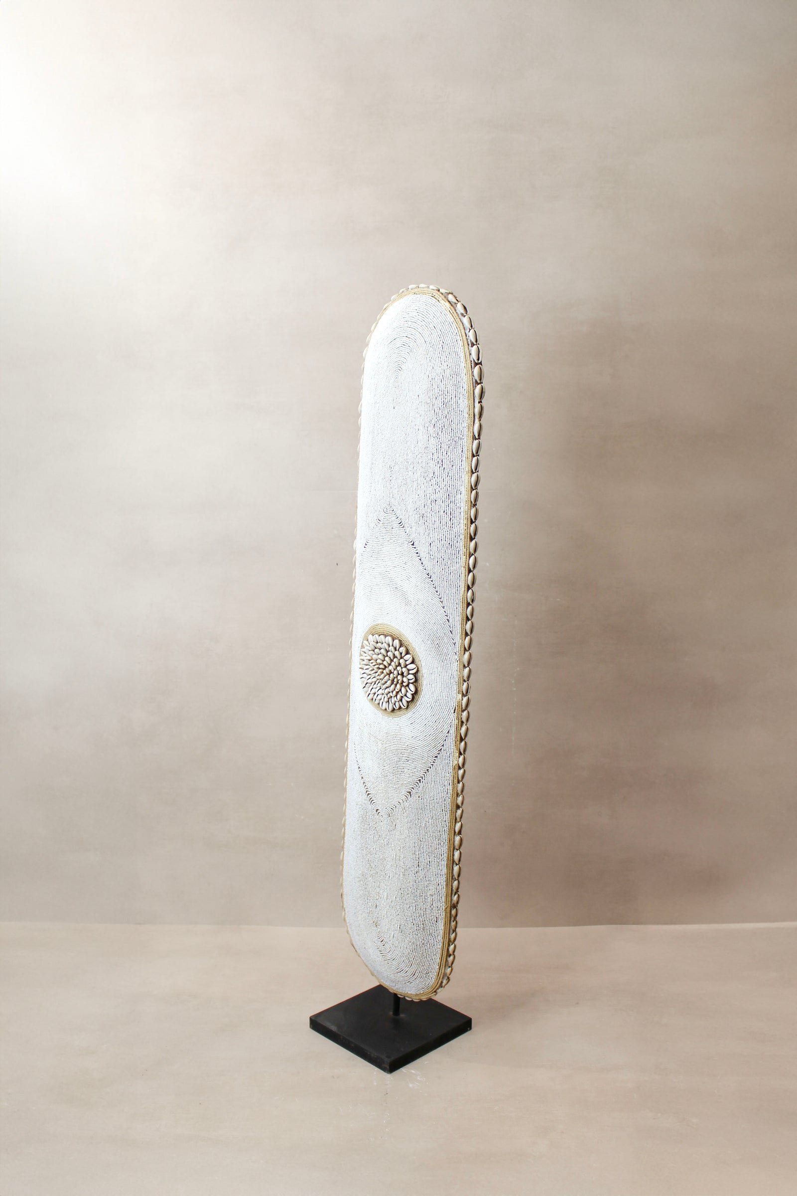 Cameroon Beaded Shield - Large Oblong - BC03