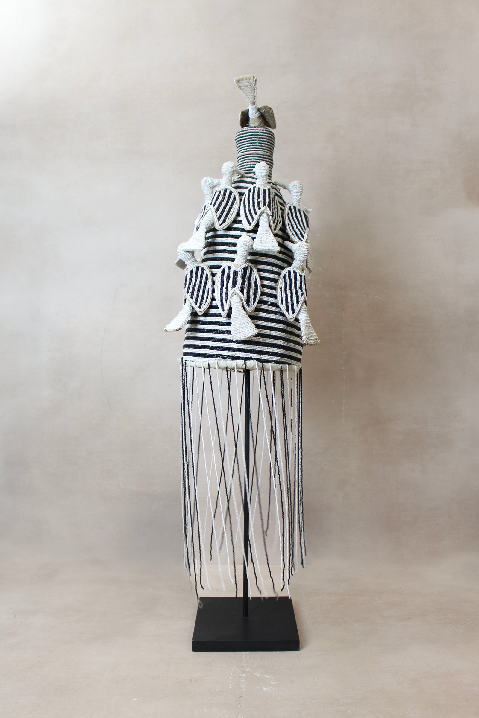 Yoruba Royal Crown Black & White - 15.2