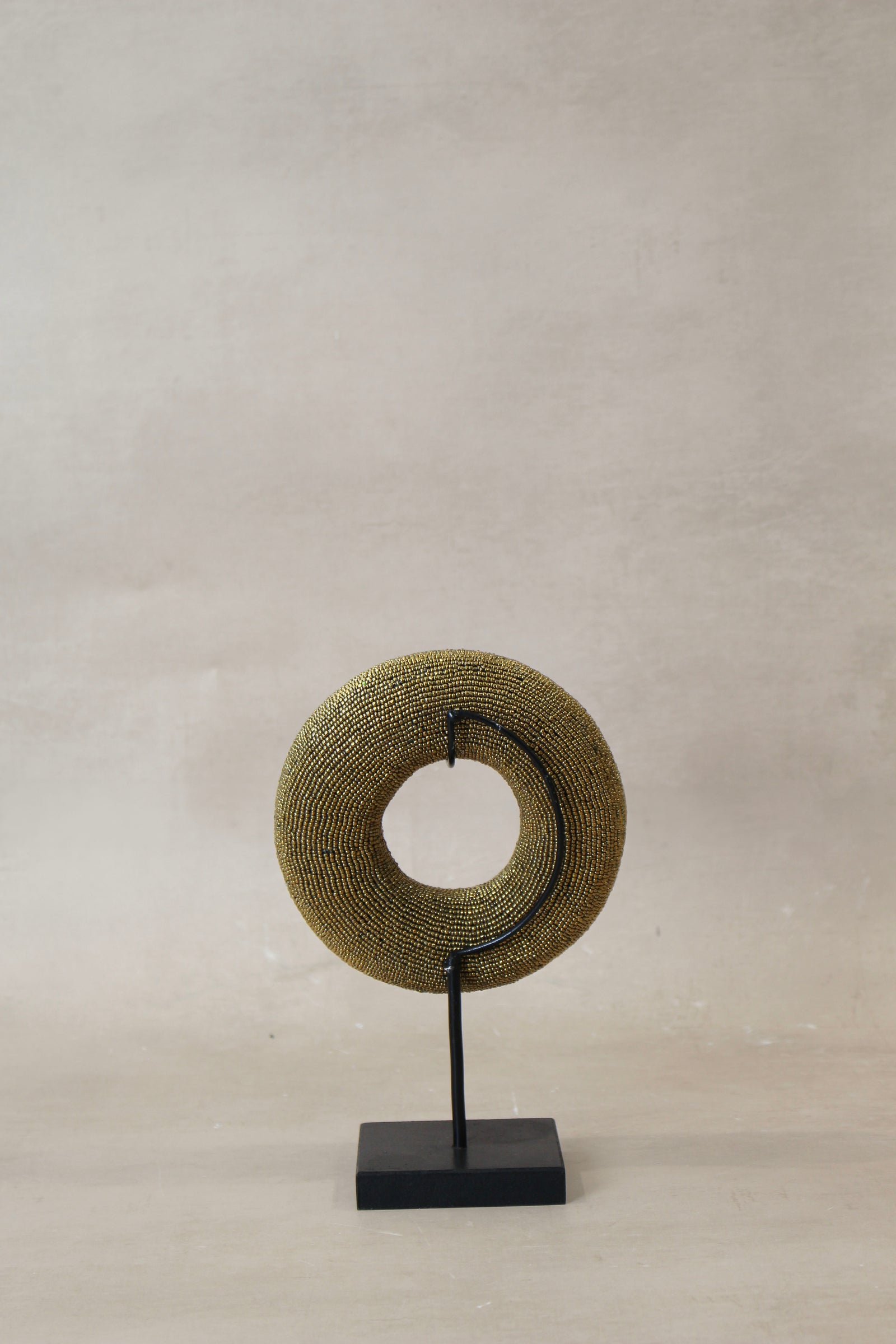 Cameroon beaded bracelet - Gold