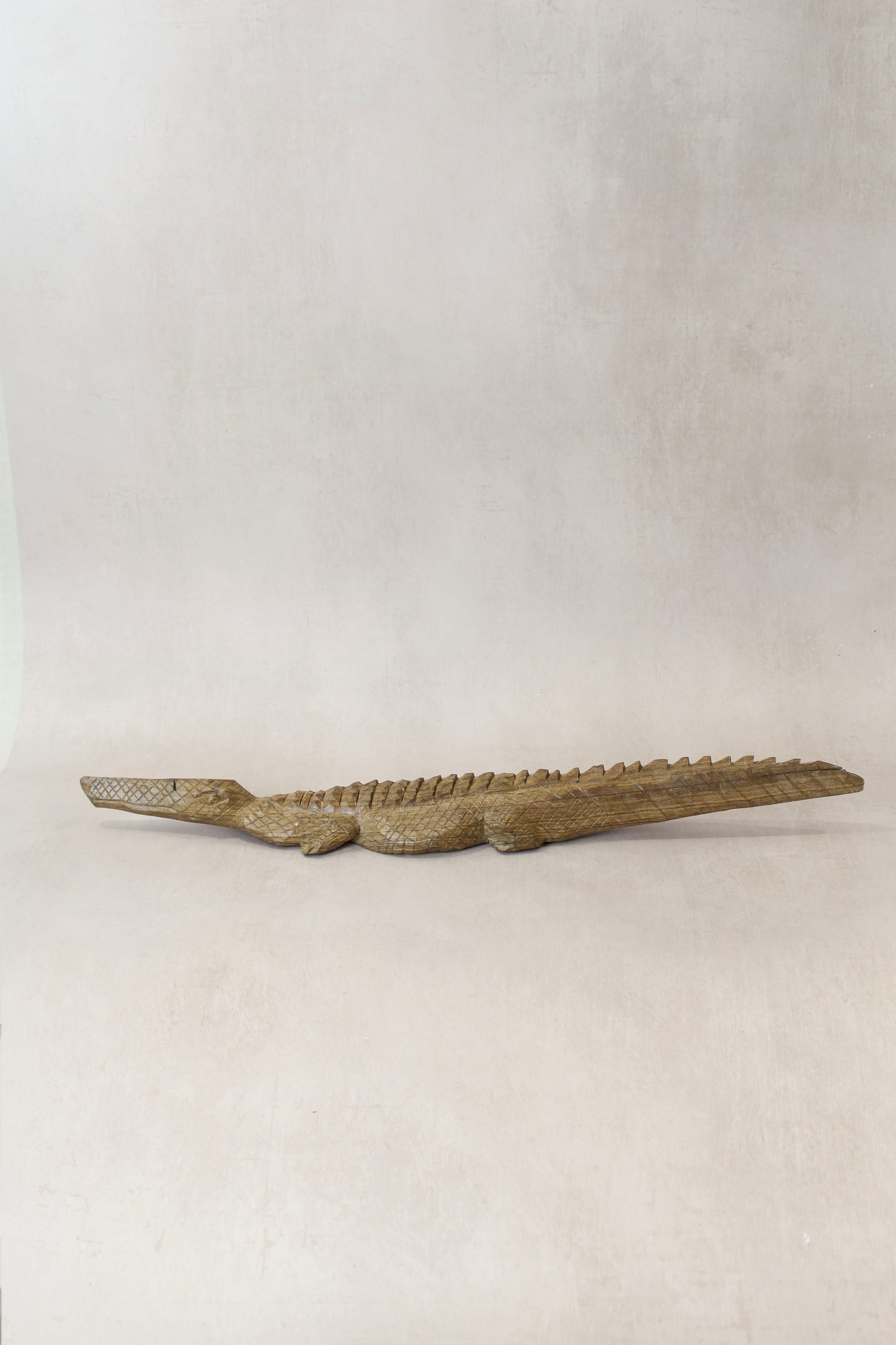 Zimbabwe Crocodile sculpture 56.1
