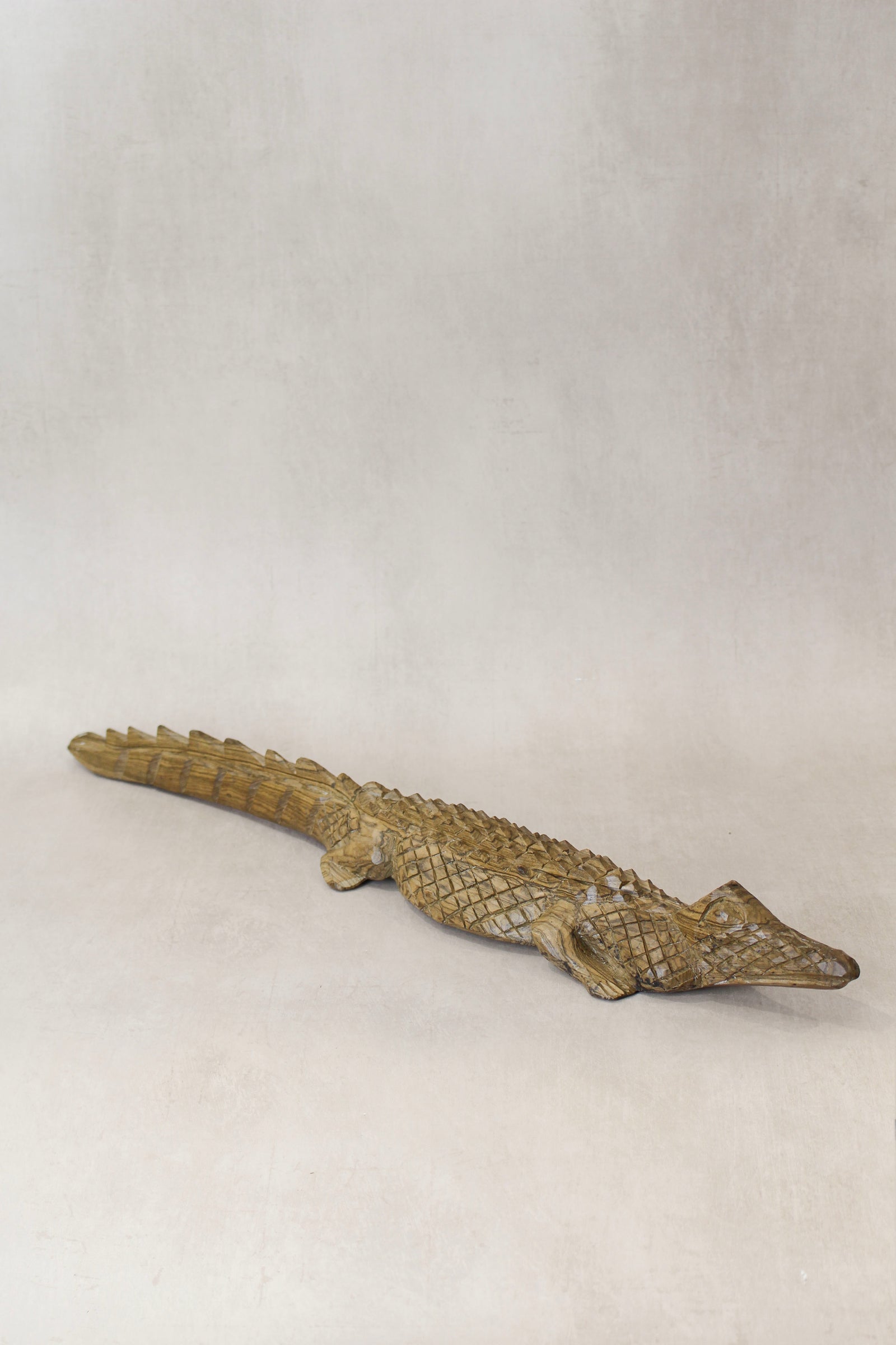 Zimbabwe Crocodile sculpture 56.1