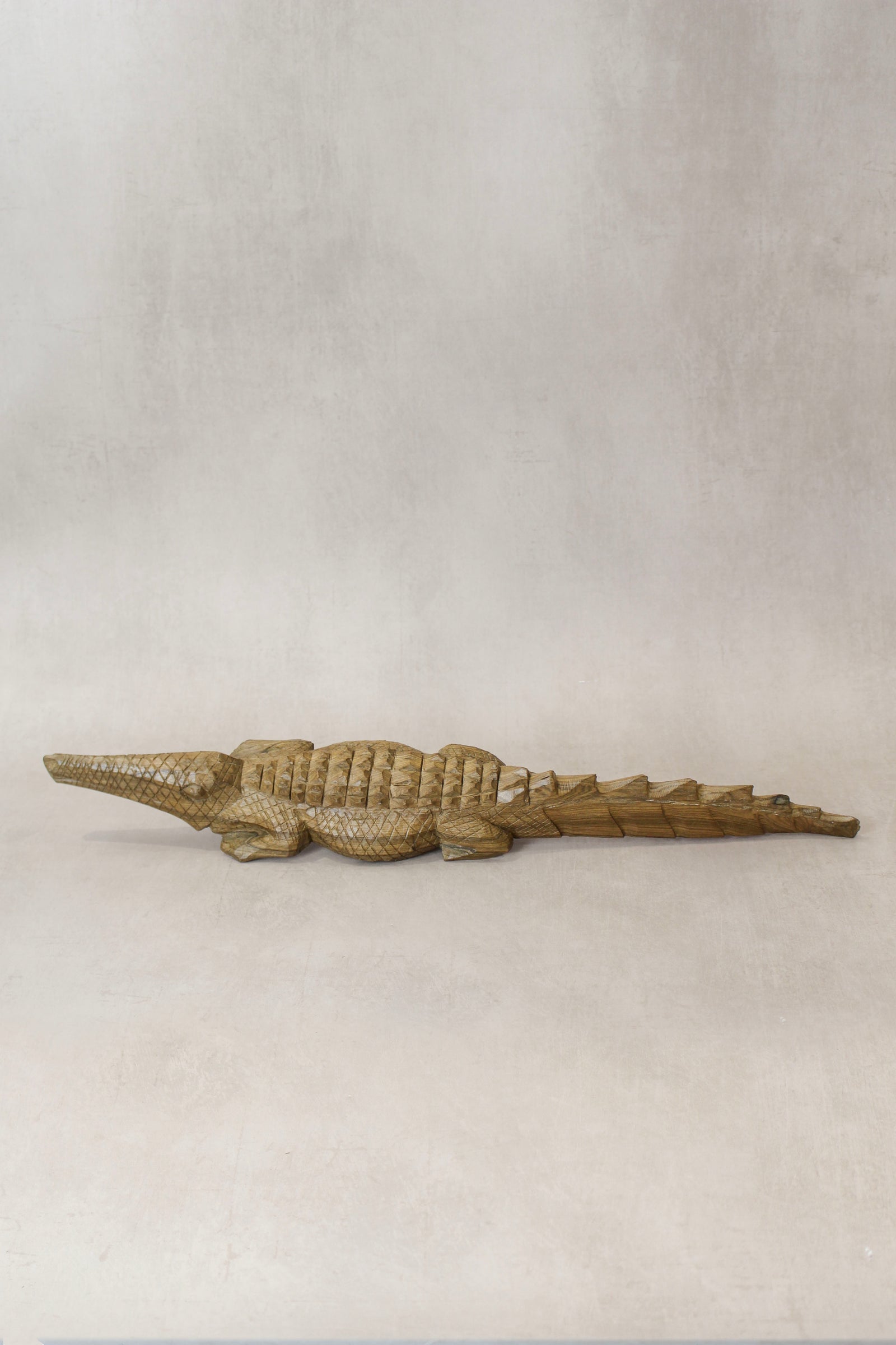 Zimbabwe Crocodile sculpture 56.3