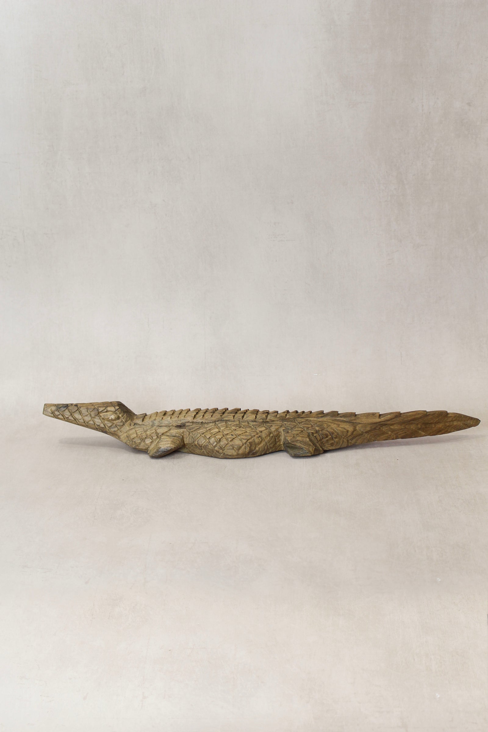 Zimbabwe Crocodile sculpture 56.4