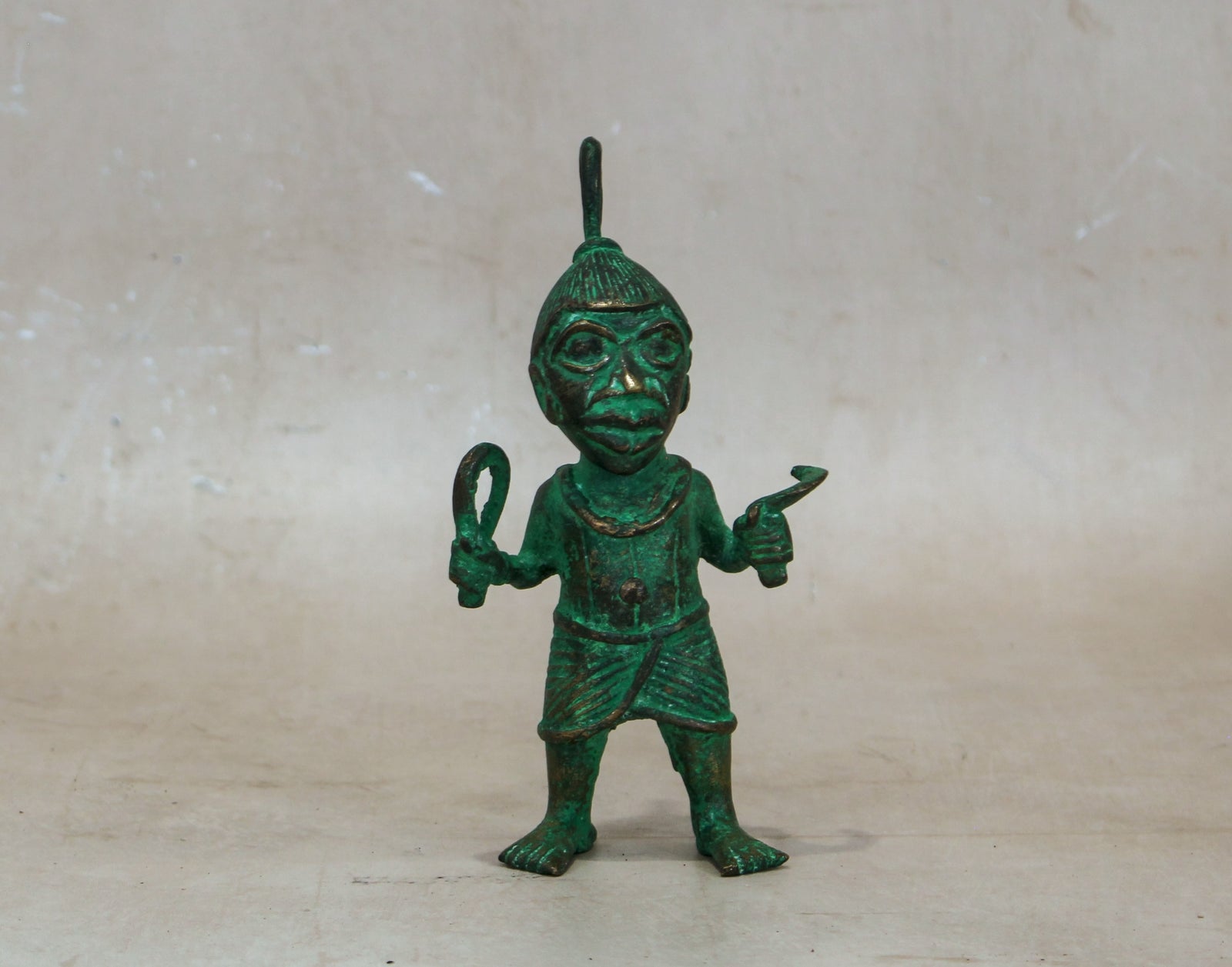 Benin Bronze Warrior 9.1