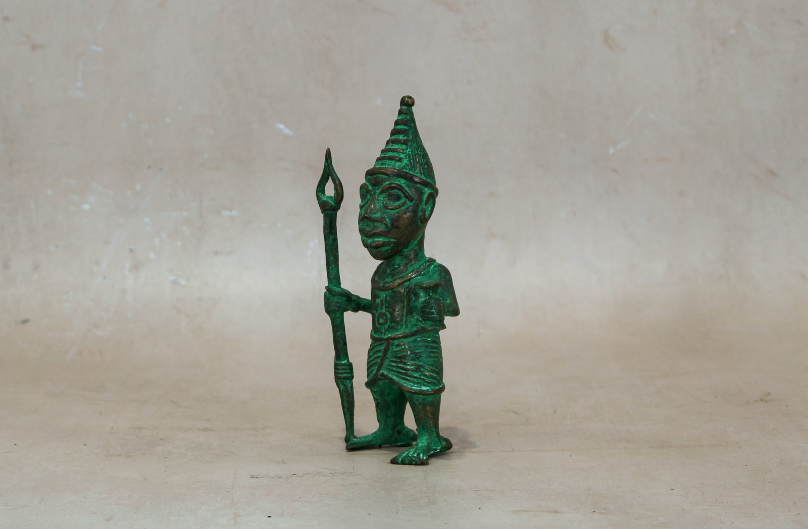 Benin Bronze Warrior 9.3