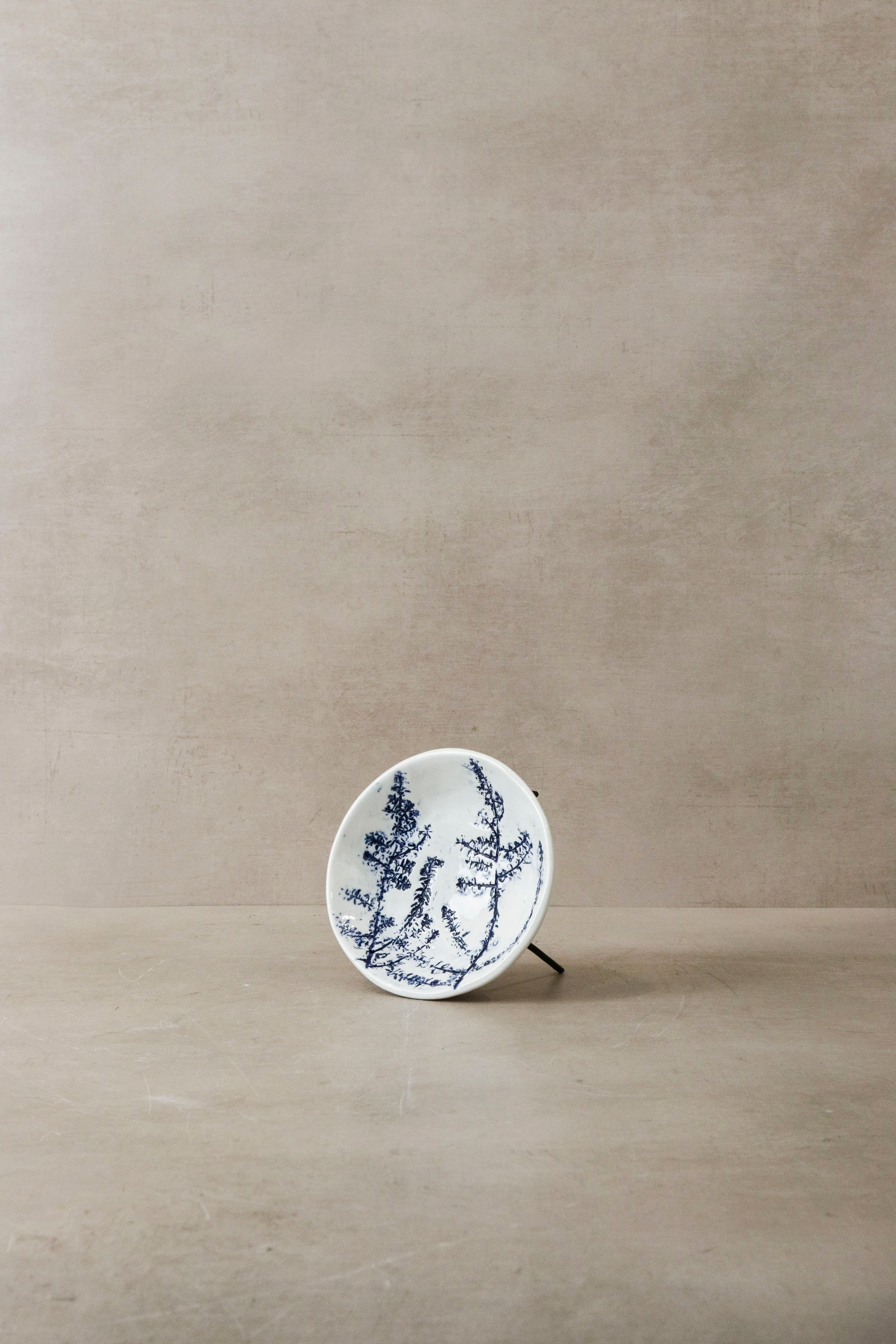 Cobalt Blue Fynbos Ceramic Plate - n°11