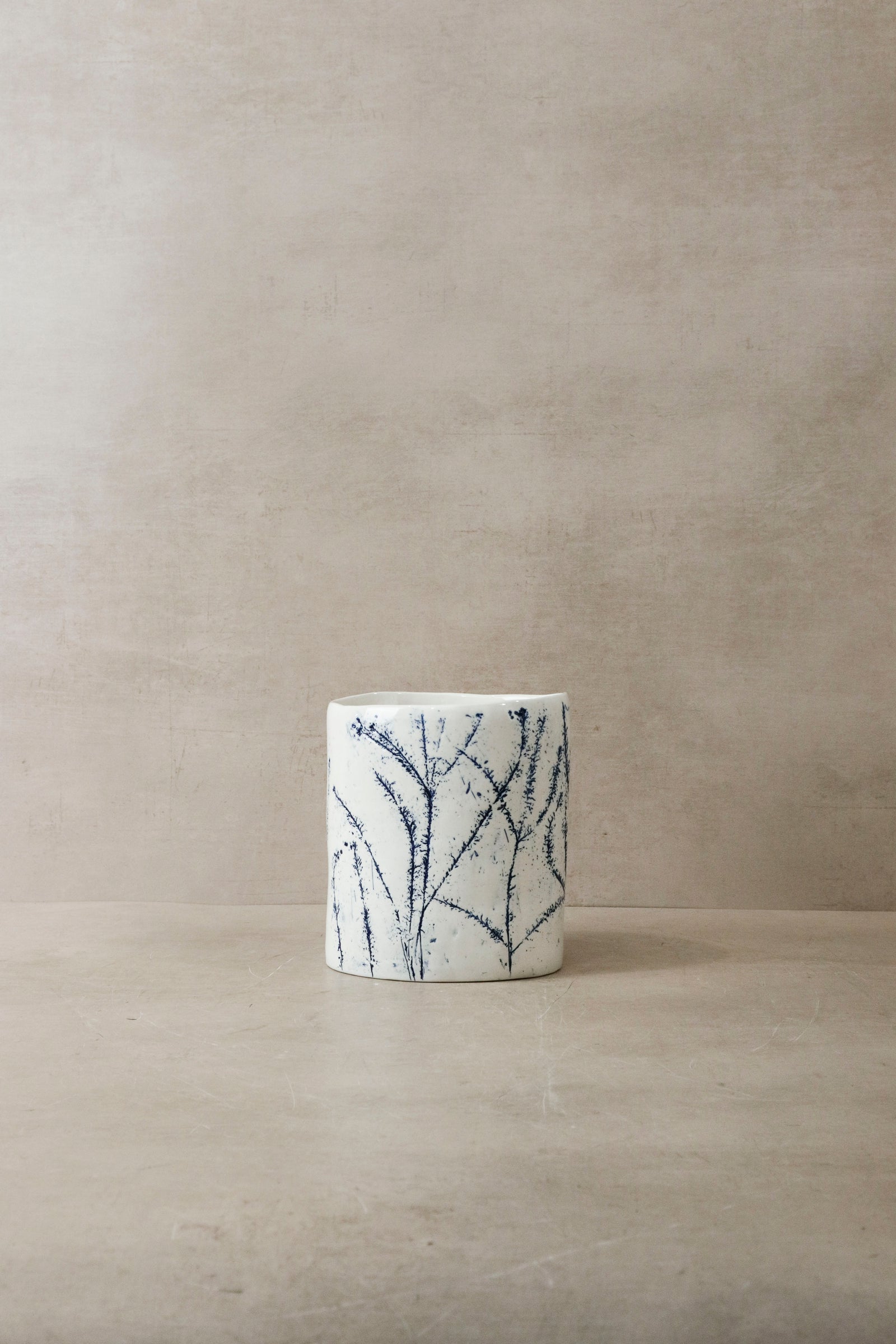 Cobalt Blue Fynbos Vase - n° 16