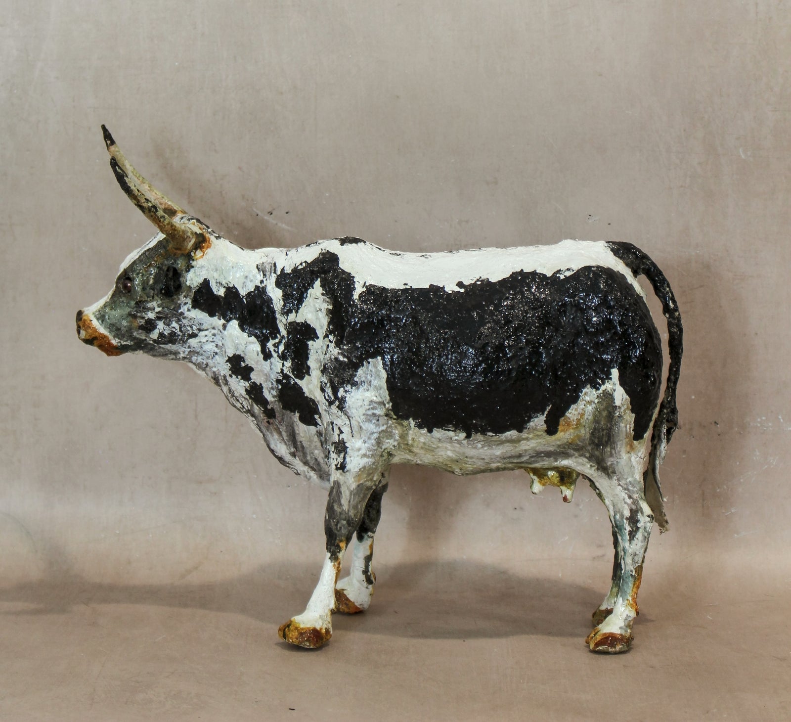 Paper Mache Nguni Cow - 185.3