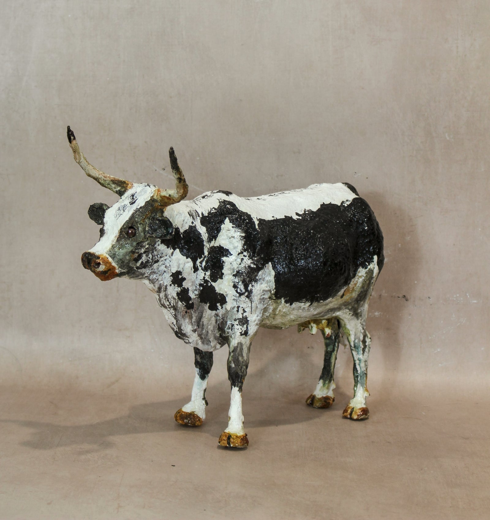 Paper Mache Nguni Cow - 185.3