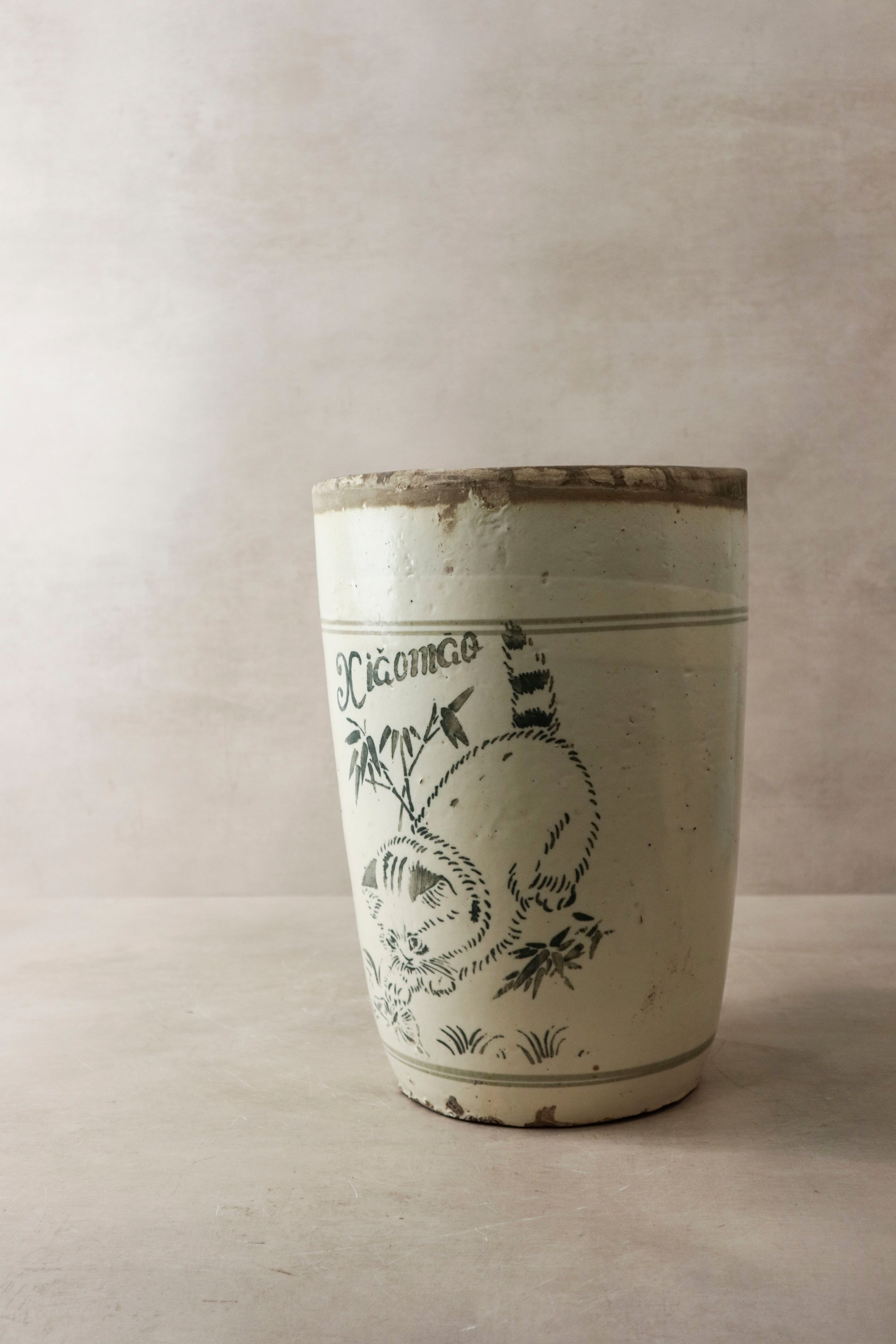 Glazed Chizou Flower Pot - 2