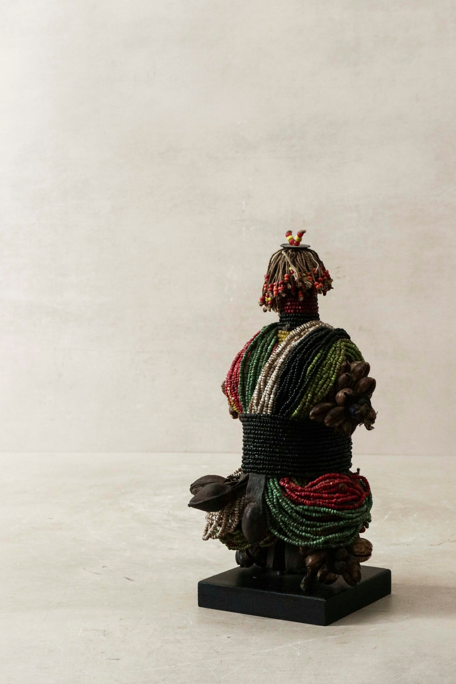 Vintage Namji doll, Cameroon — front view