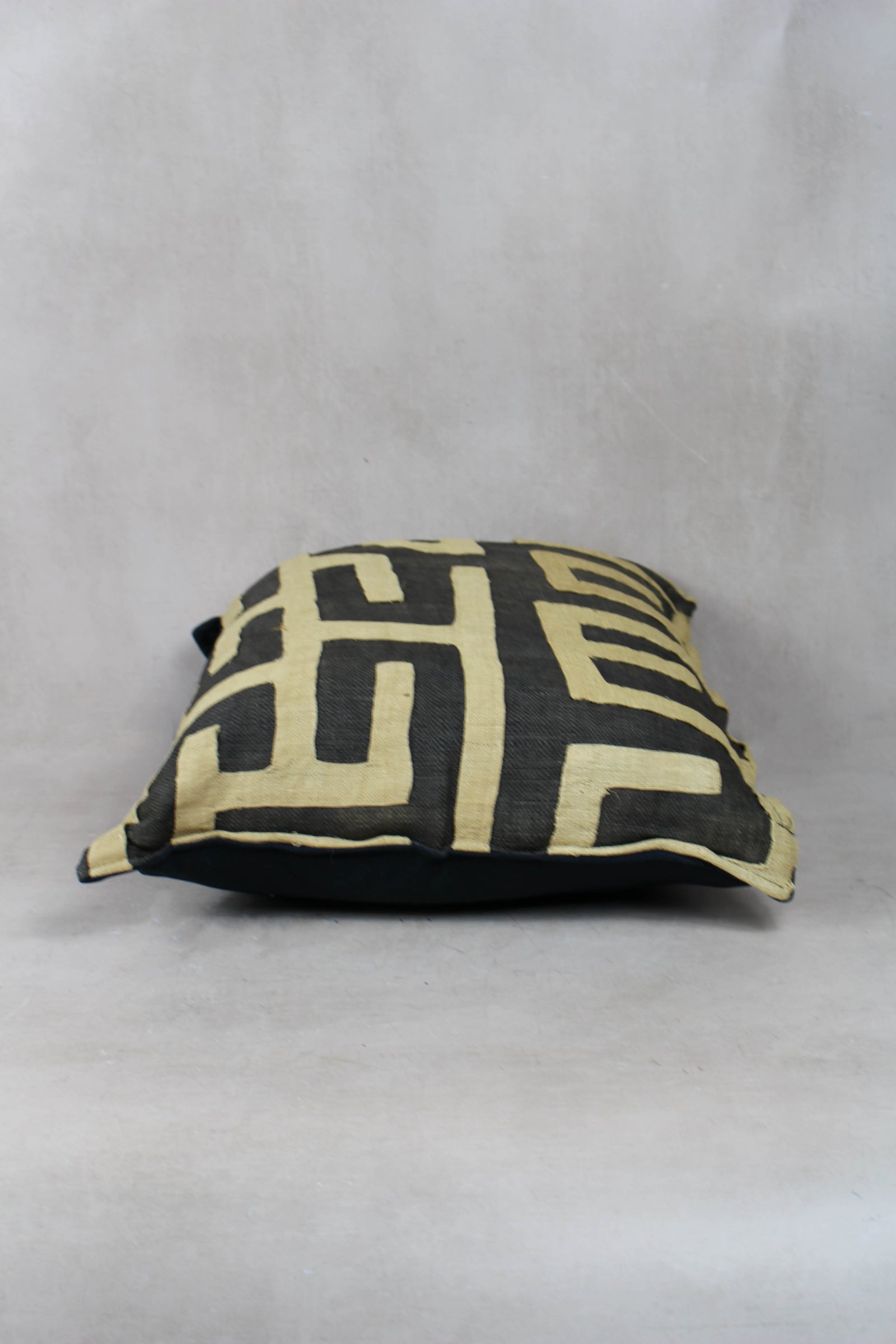 Vintage Kuba cloth cushion — another view