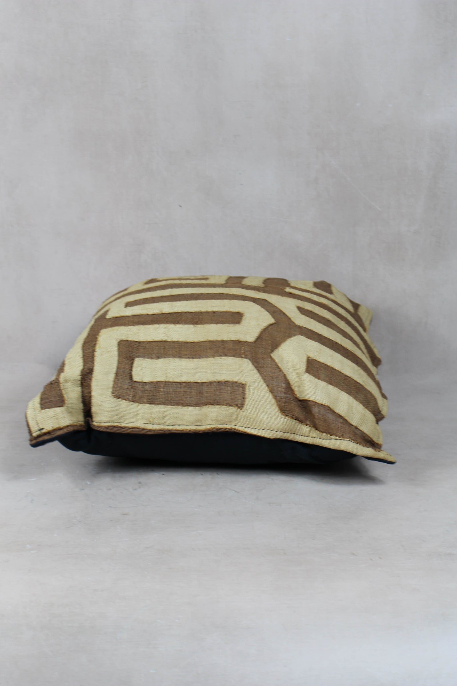 Vintage Kuba cloth cushion — another view