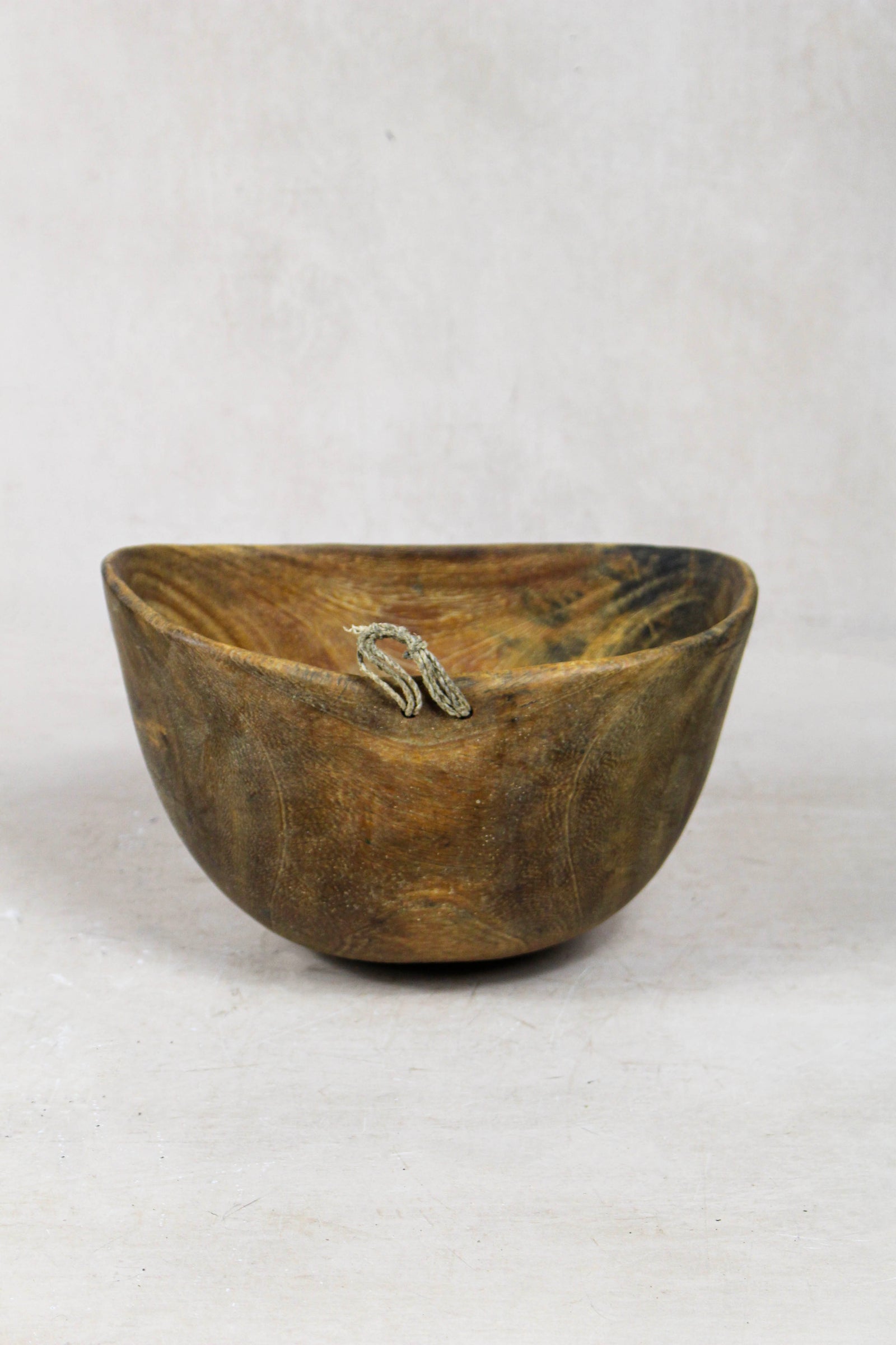 Turkana wooden bowl — detail of the patina
