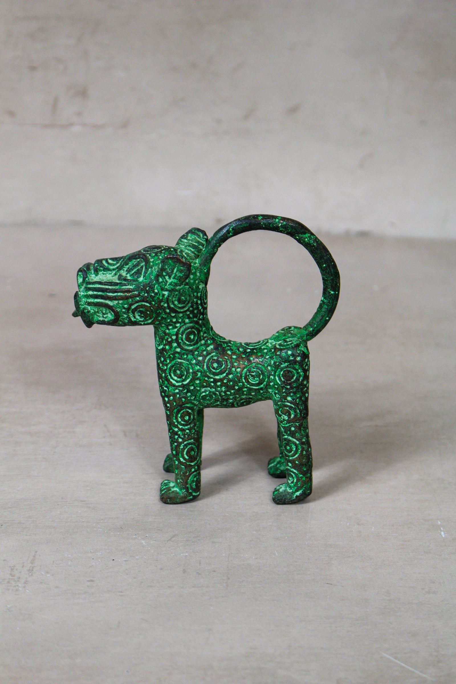 Benin Leopard sculpture - Bronze 56.19